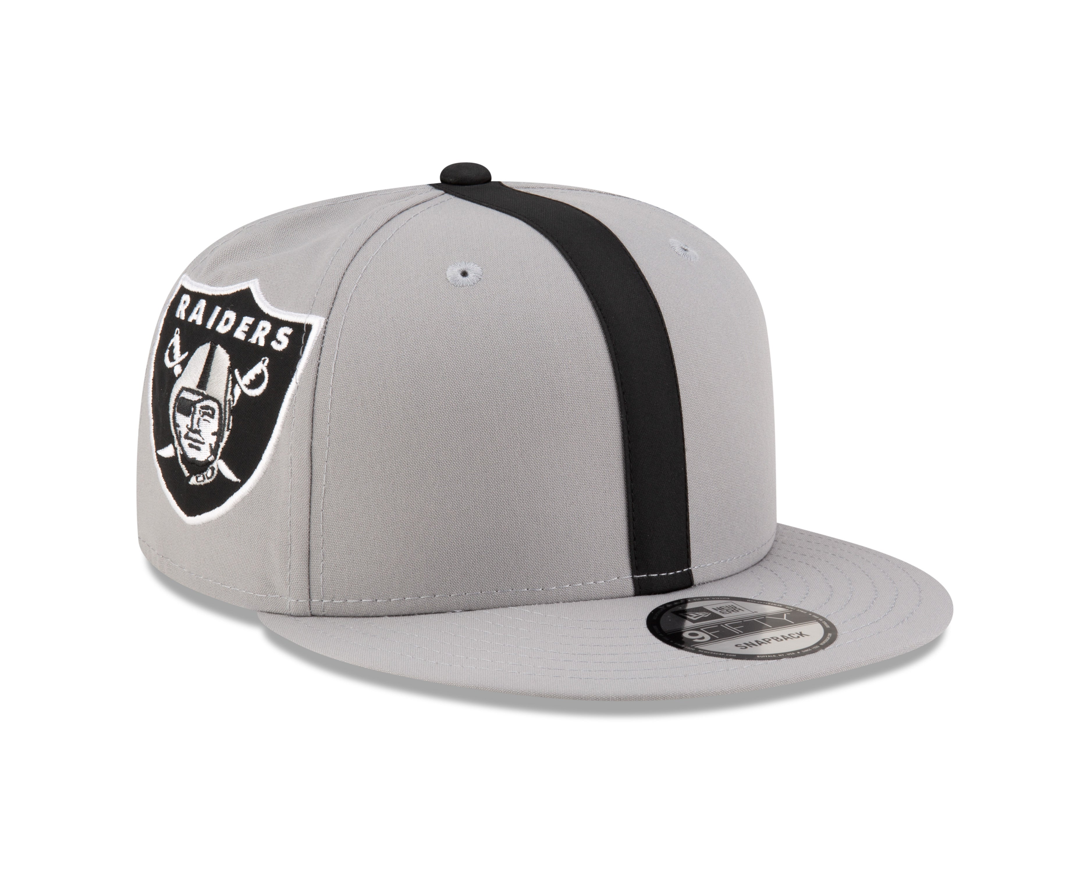 Pack de casques Snapback 9Fifty gris pour hommes des Raiders de Las Vegas NFL New Era