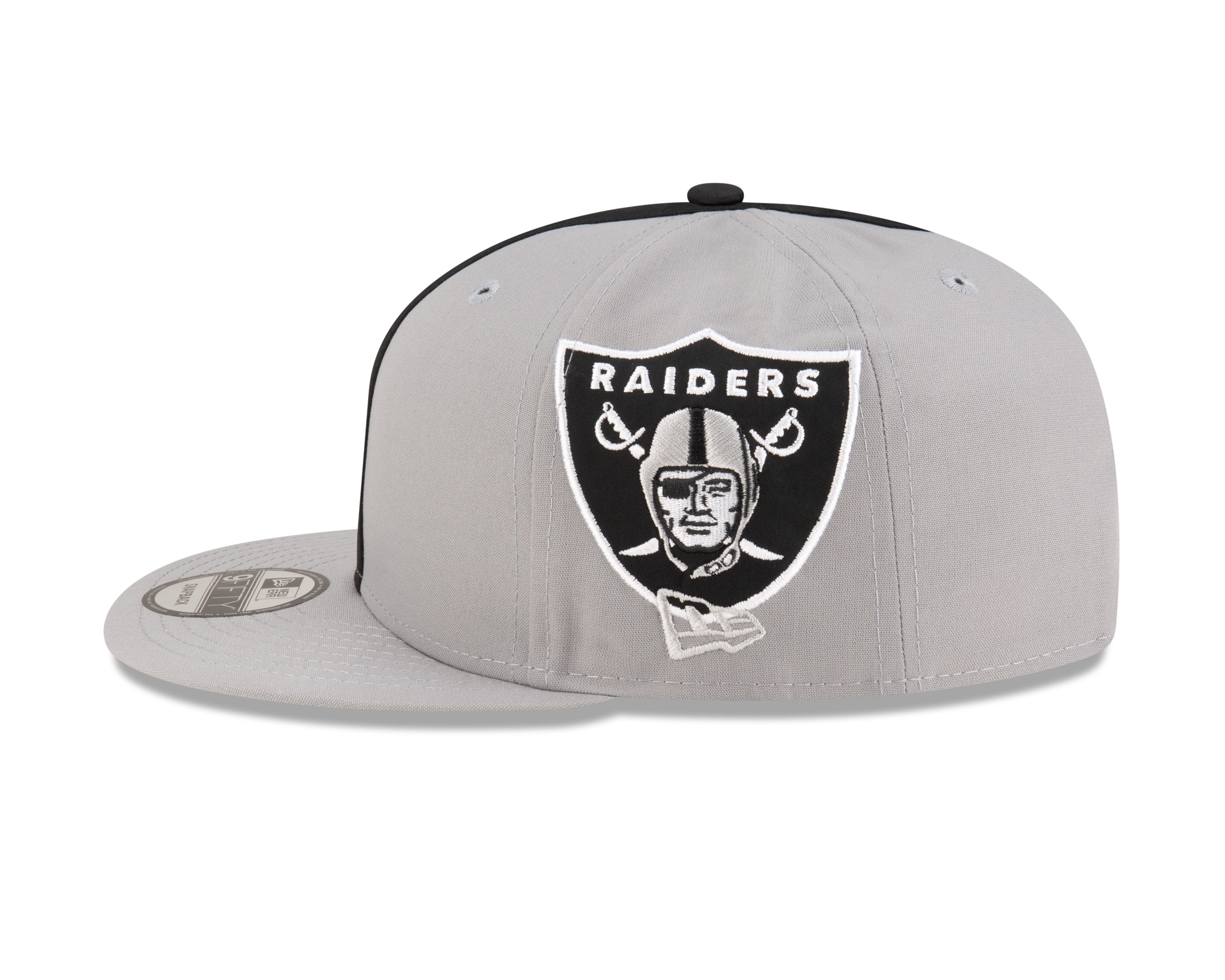 Pack de casques Snapback 9Fifty gris pour hommes des Raiders de Las Vegas NFL New Era