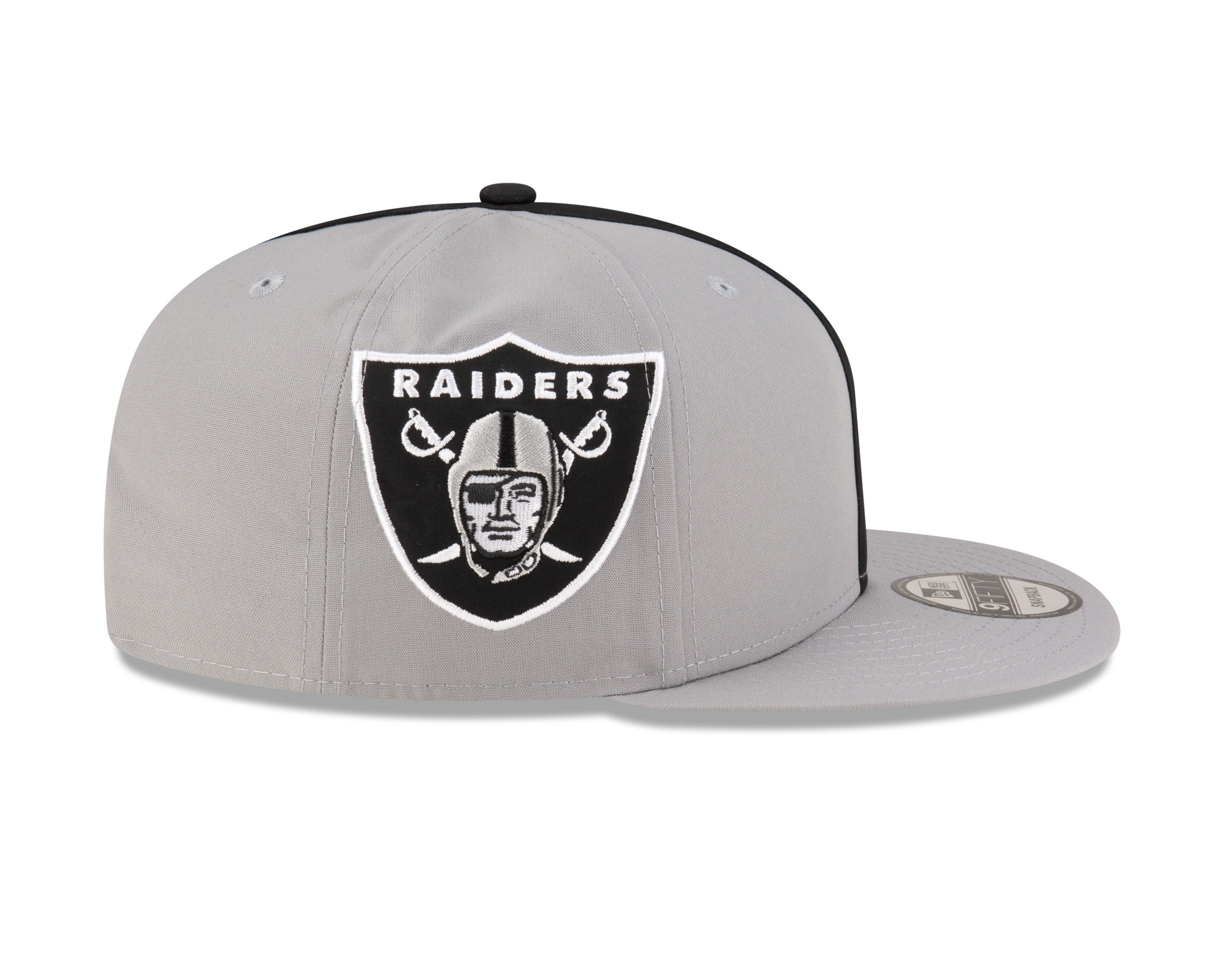 Pack de casques Snapback 9Fifty gris pour hommes des Raiders de Las Vegas NFL New Era