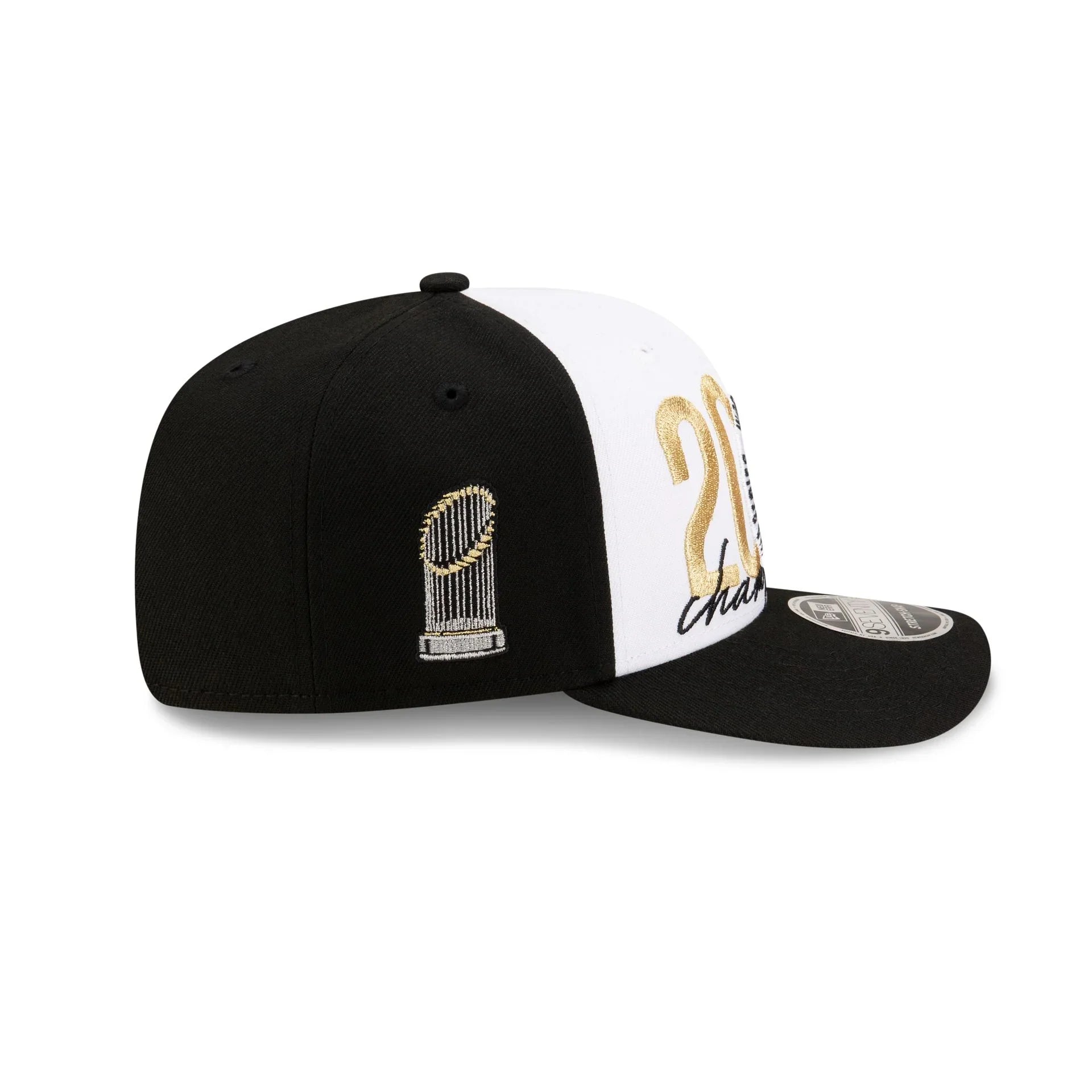 Los Angeles Dodgers MLB New Era Men's White/Black 9Seventy World Series Champions Locker Room Snapback
