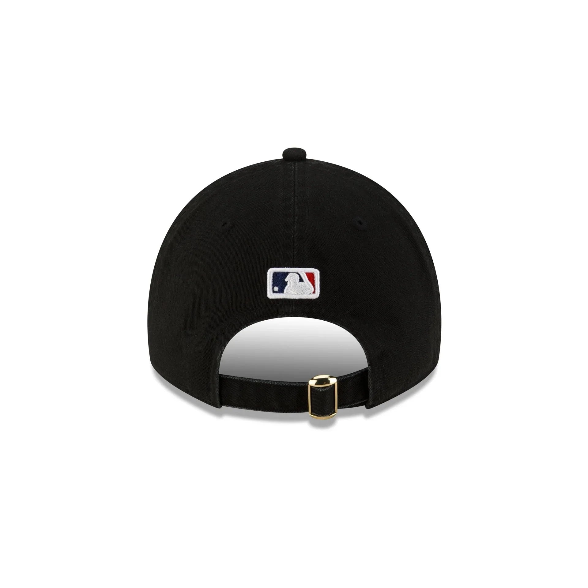 Los Angeles Dodgers MLB New Era Men's White/Black 9Twenty World Series Champions Locker Room Adjustable Hat