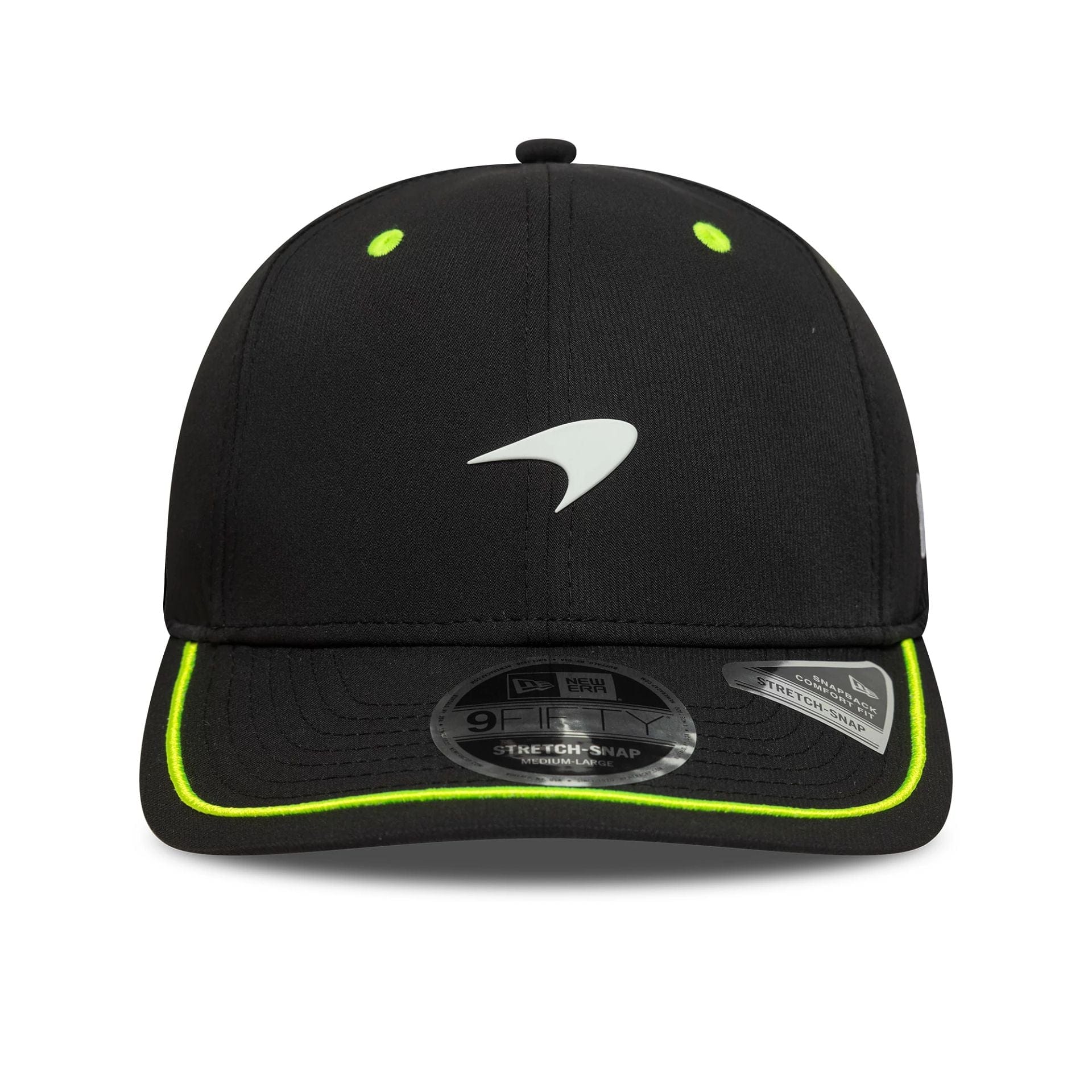 McLaren F1 New Era Men's Black 9Fifty Pop Stretch Snapback
