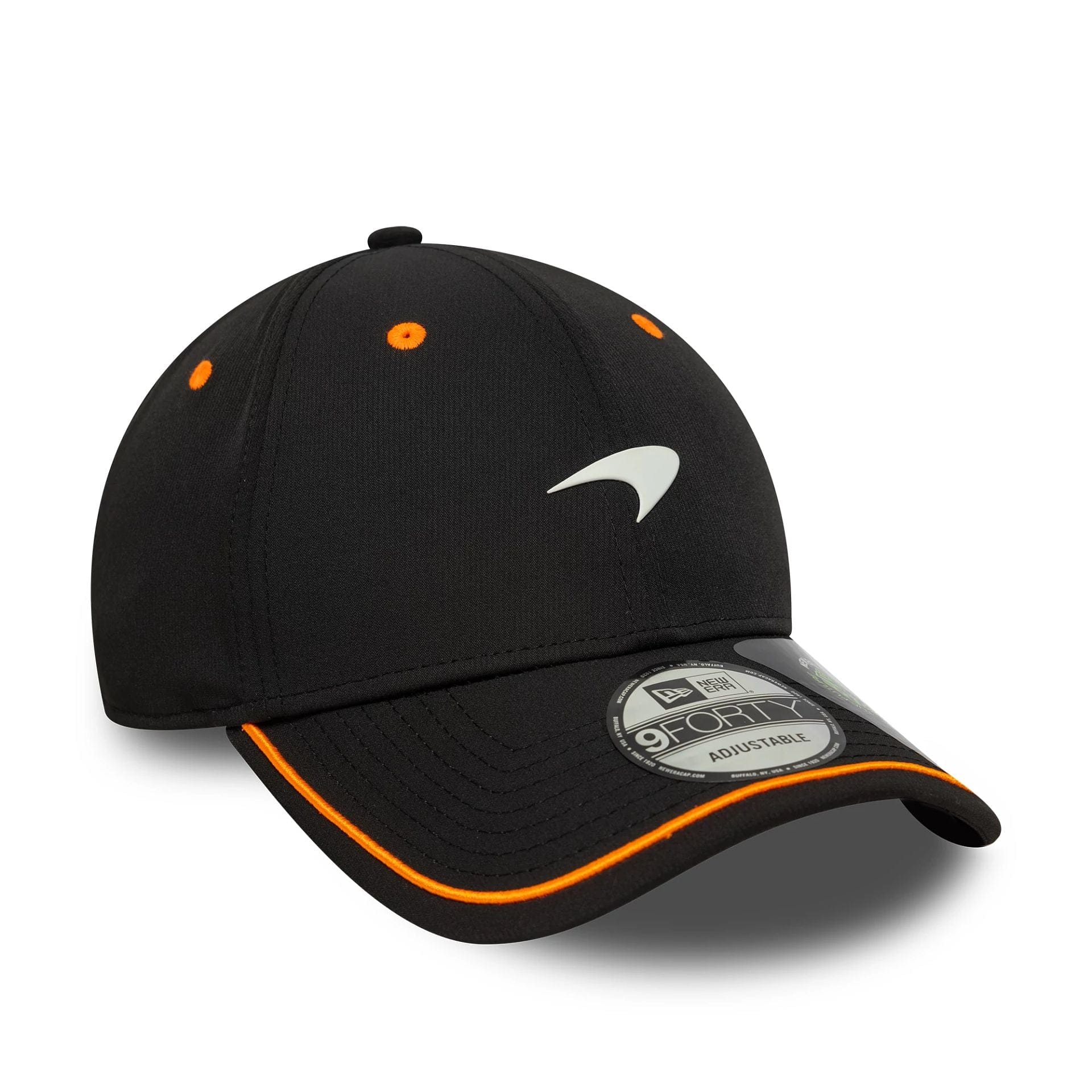 McLaren F1 New Era Men's Black 9Forty Pop Adjustable Hat