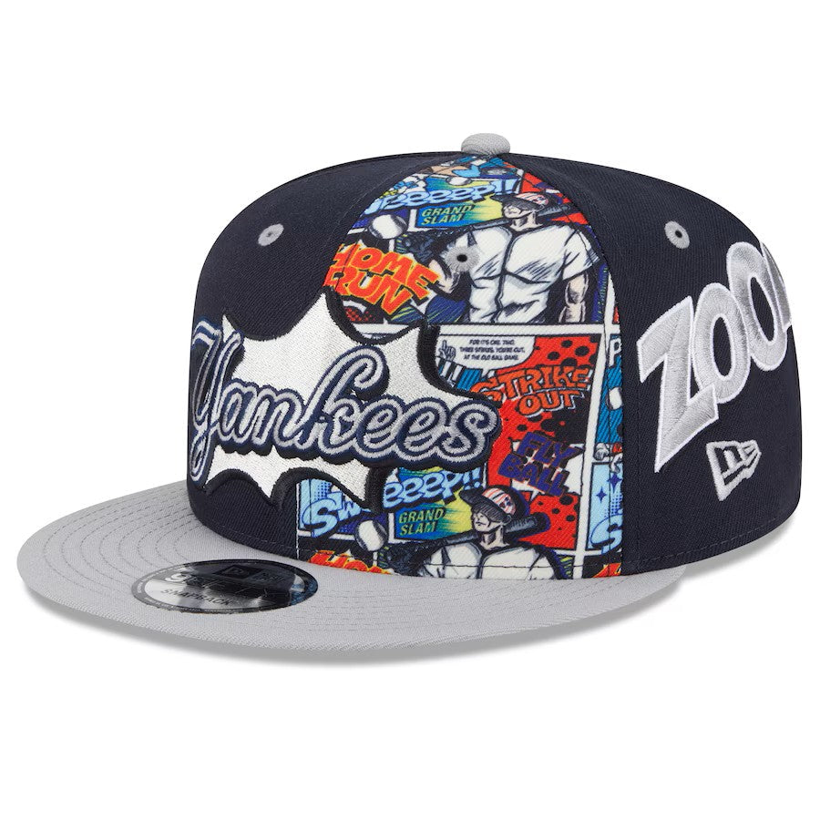 New York Yankees MLB New Era Men's Navy/Gray 9Fifty 2025 Diamond Hero Edition Snapback