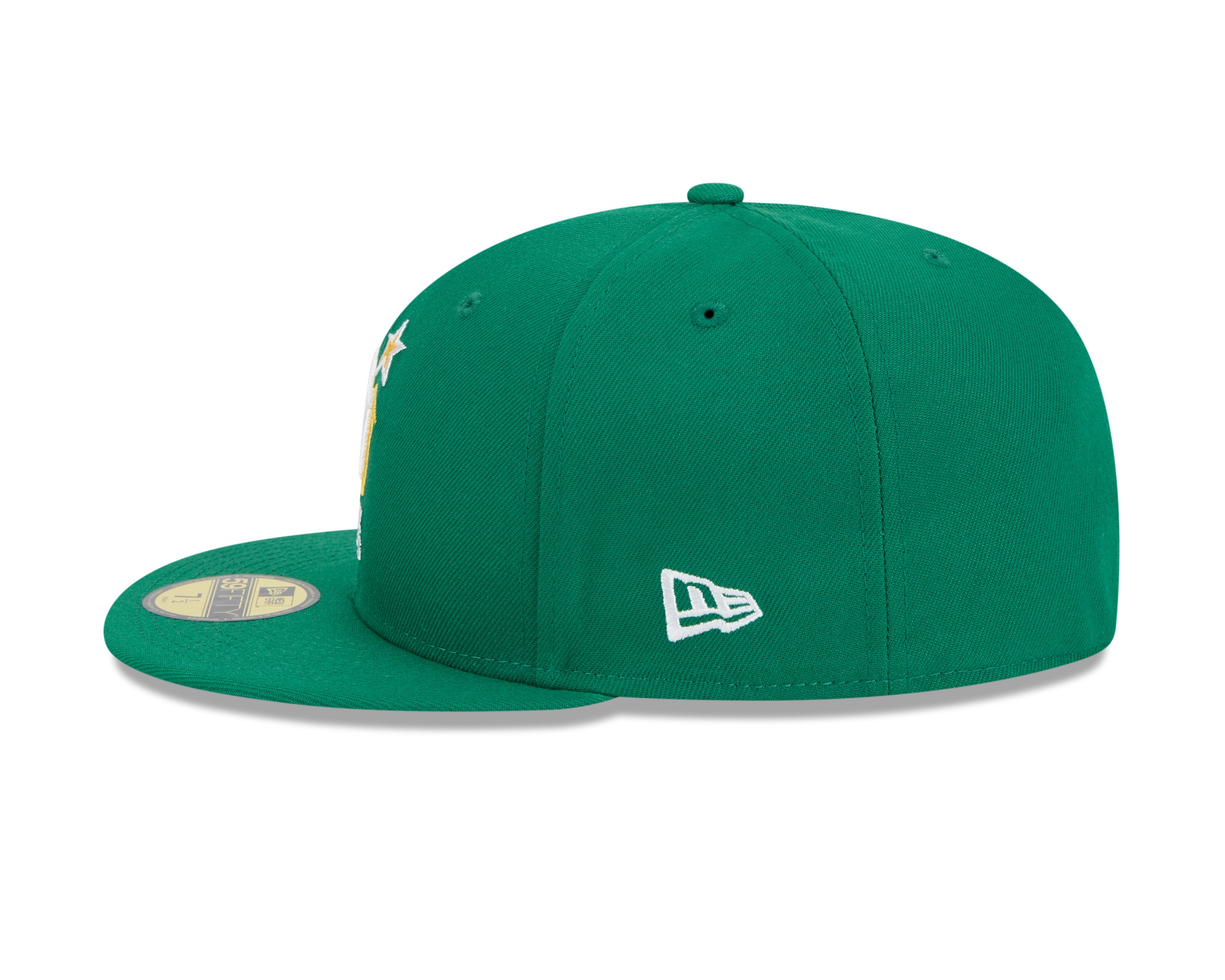 Casquette ajustée 59Fifty Core verte pour homme des Minnesota North Stars de la LNH de New Era