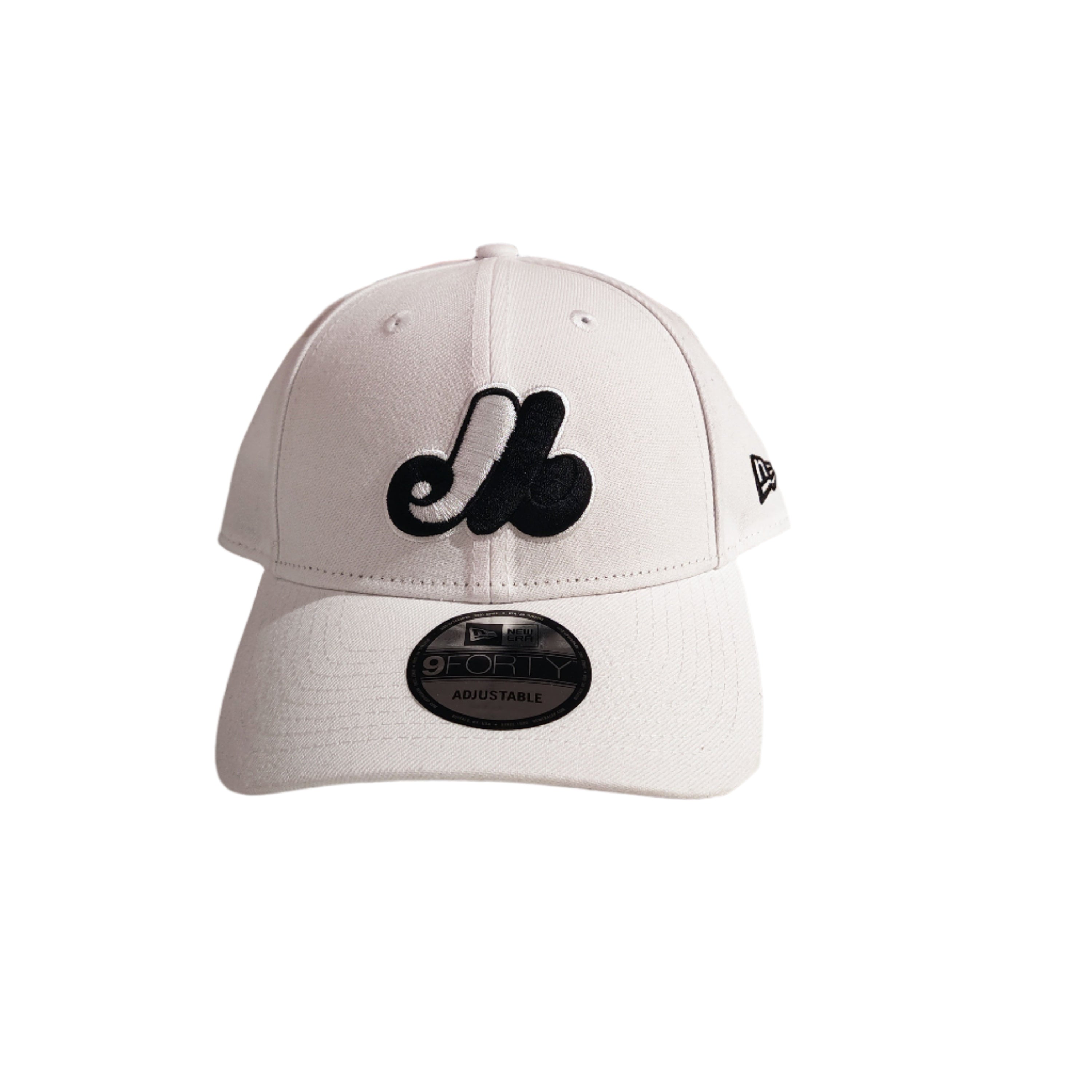 Montreal Expos MLB New Era Men's White 9Forty Cooperstown Adjustable Hat