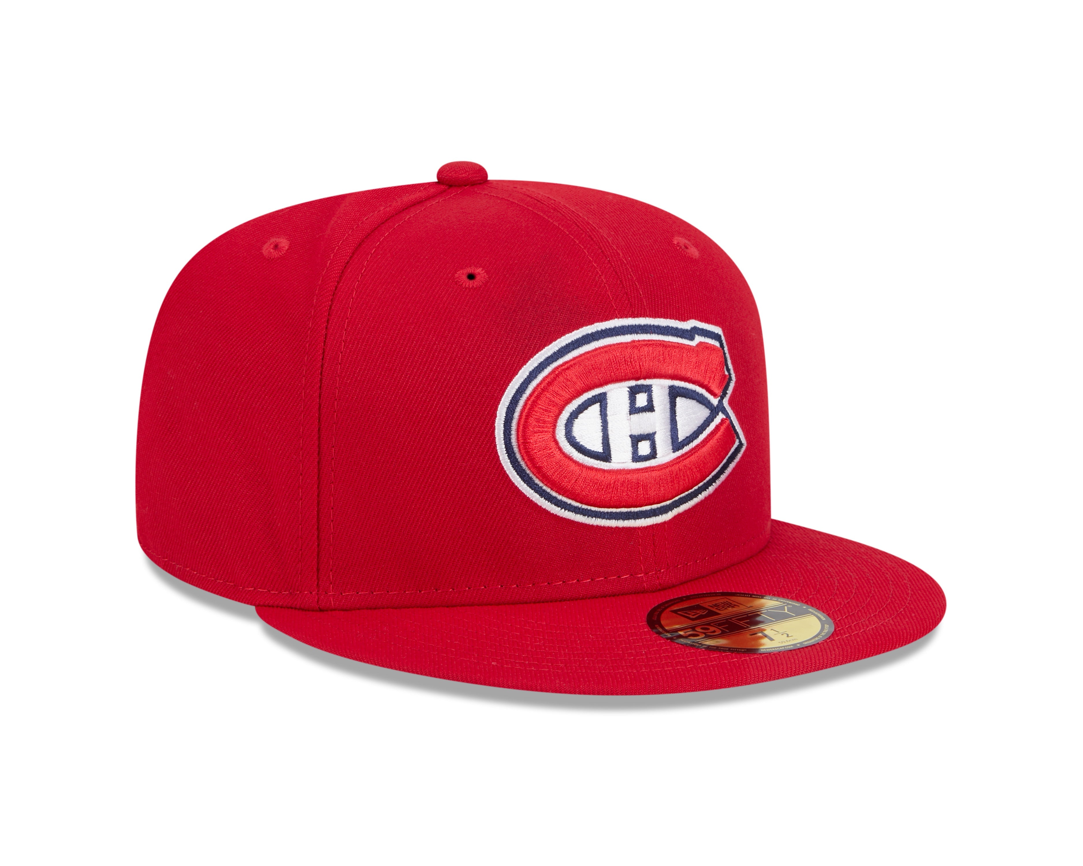 Casquette ajustée 59Fifty Core rouge pour homme des Canadiens de Montréal de la LNH de New Era