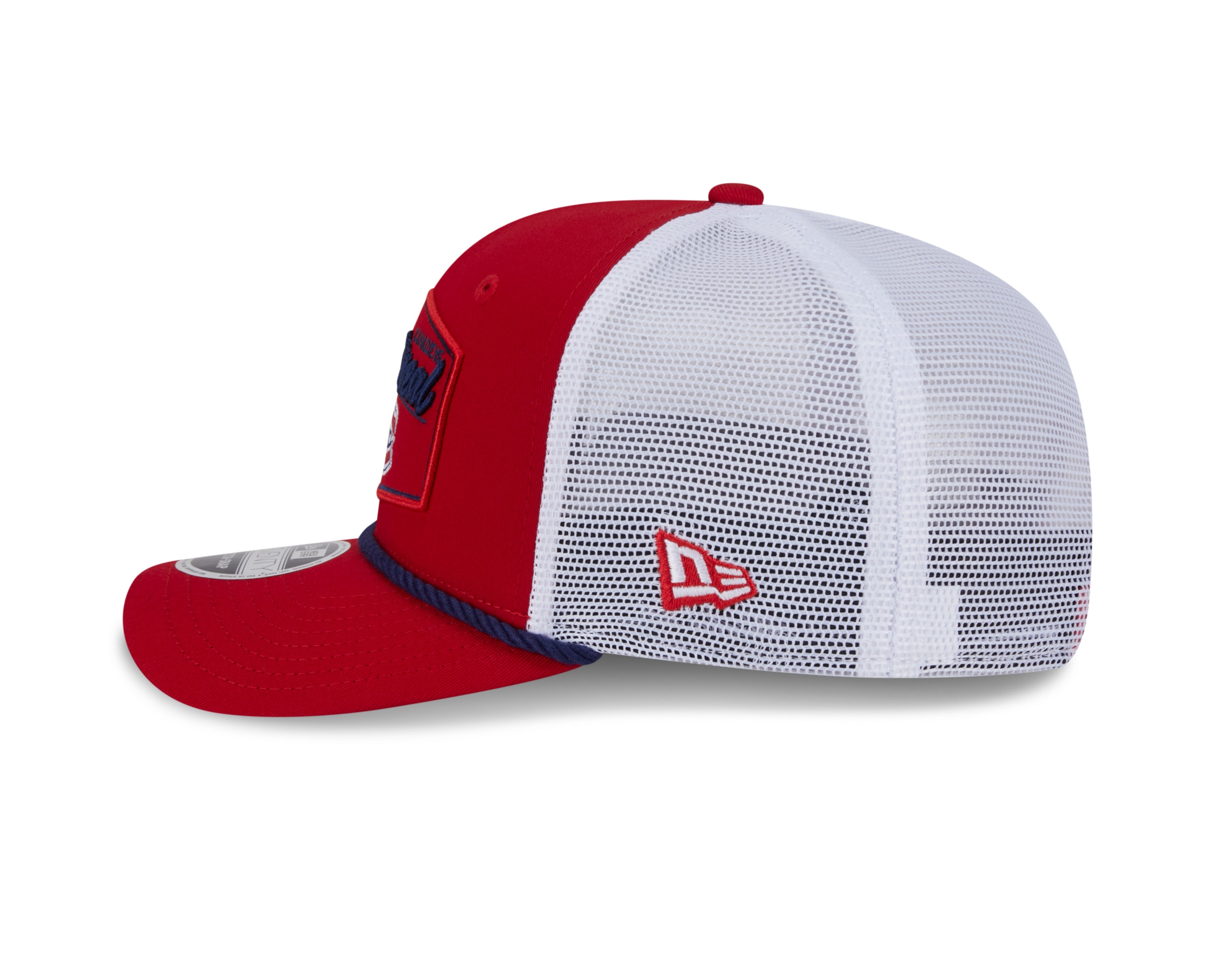 Casquette Snapback 9Seventy Cord rouge pour homme des Canadiens de Montréal de la LNH de New Era