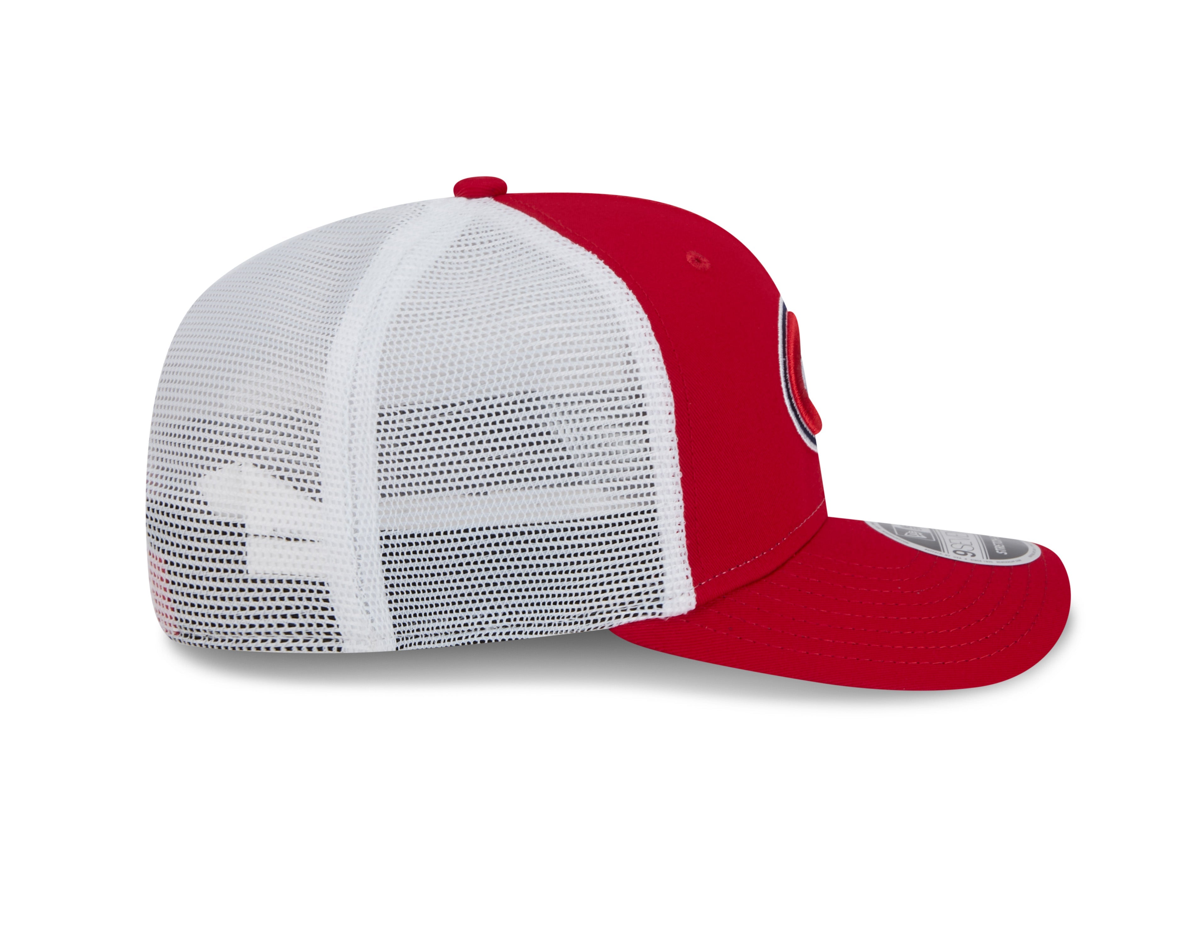 Casquette Snapback Trucker 9Seventy rouge pour homme des Canadiens de Montréal de la LNH New Era