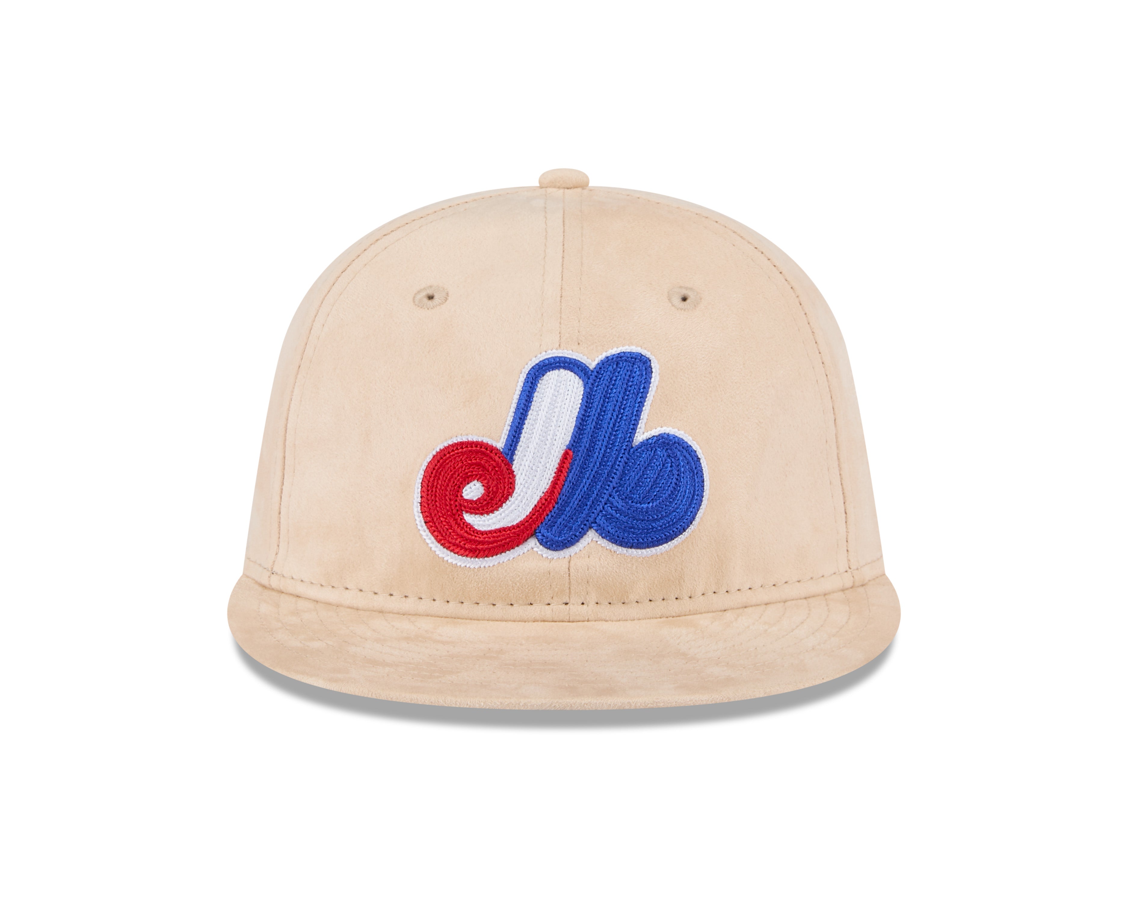 Montreal Expos MLB New Era Men's Beige Suede 9Fifty Retro Crown Cooperstown Snapback