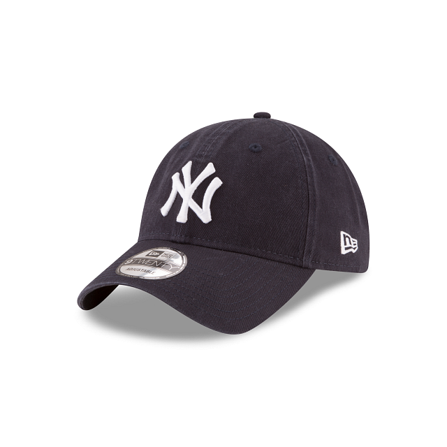 New York Yankees MLB New Era Men's Navy 9Twenty Core Classic Home Adjustable Hat