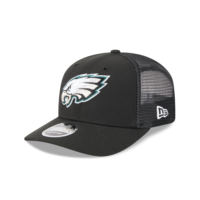 Philadelphia Eagles NFL New Era Men's Black 9Seventy Stretch Trucker Snapback