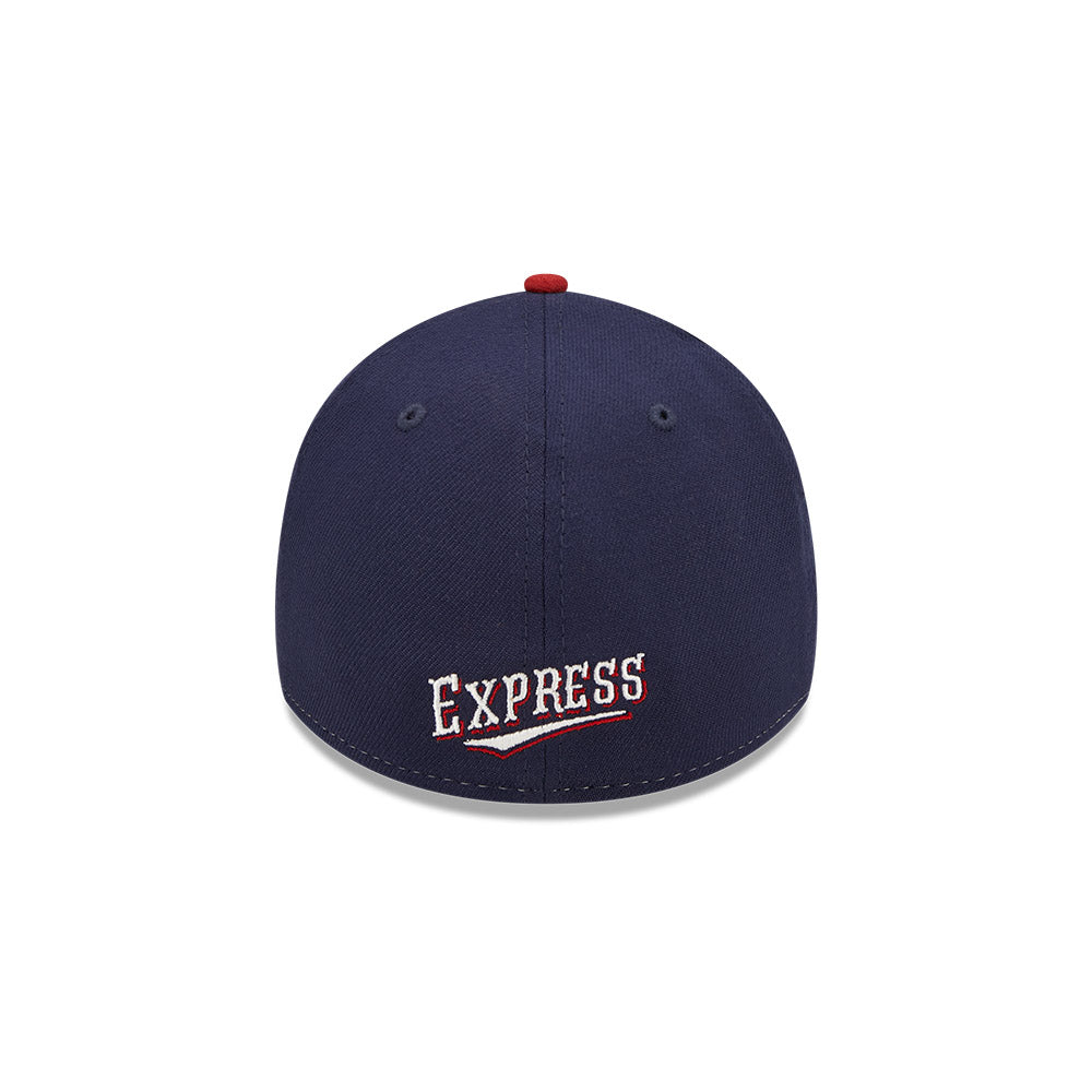 Round Rock Express MiLB New Era Men's White/Red 39Thirty Alternate Authentic Collection Stretch Fit Hat