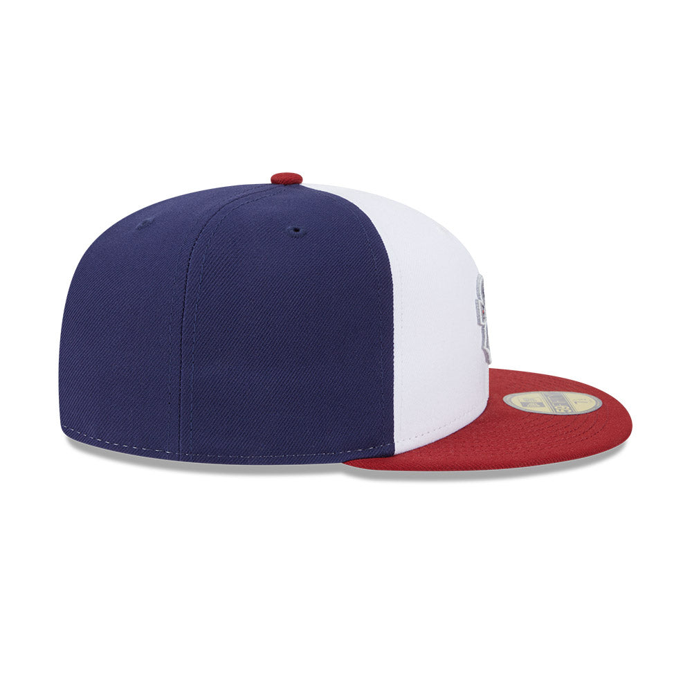 Round Rock Express MiLB New Era Men's White/Red 59Fifty Alternate Authentic Collection Fitted Hat