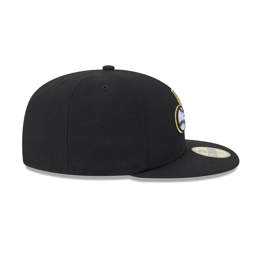 Sacramento River Cats MiLB New Era Men's Black 59Fifty Alternate Authentic Collection Fitted Hat