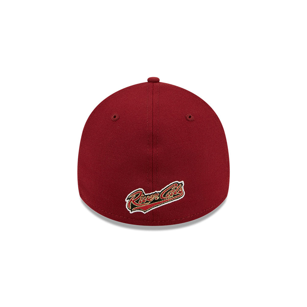 Sacramento River Cats MiLB New Era Men's Red 39Thirty Authentic Collection Stretch Fit Hat