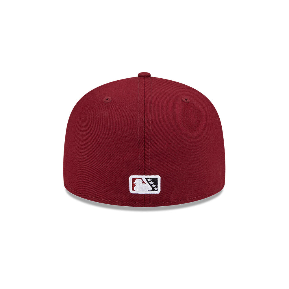 Sacramento River Cats MiLB New Era Men's Red 59Fifty Authentic Collection Fitted Hat