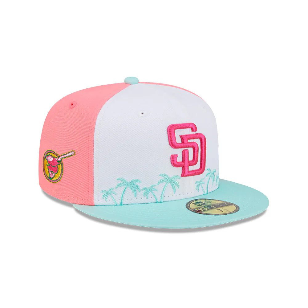 San Diego Padres MLB New Era Men's White/Mint 59Fifty 2022 City Connect Fitted Hat