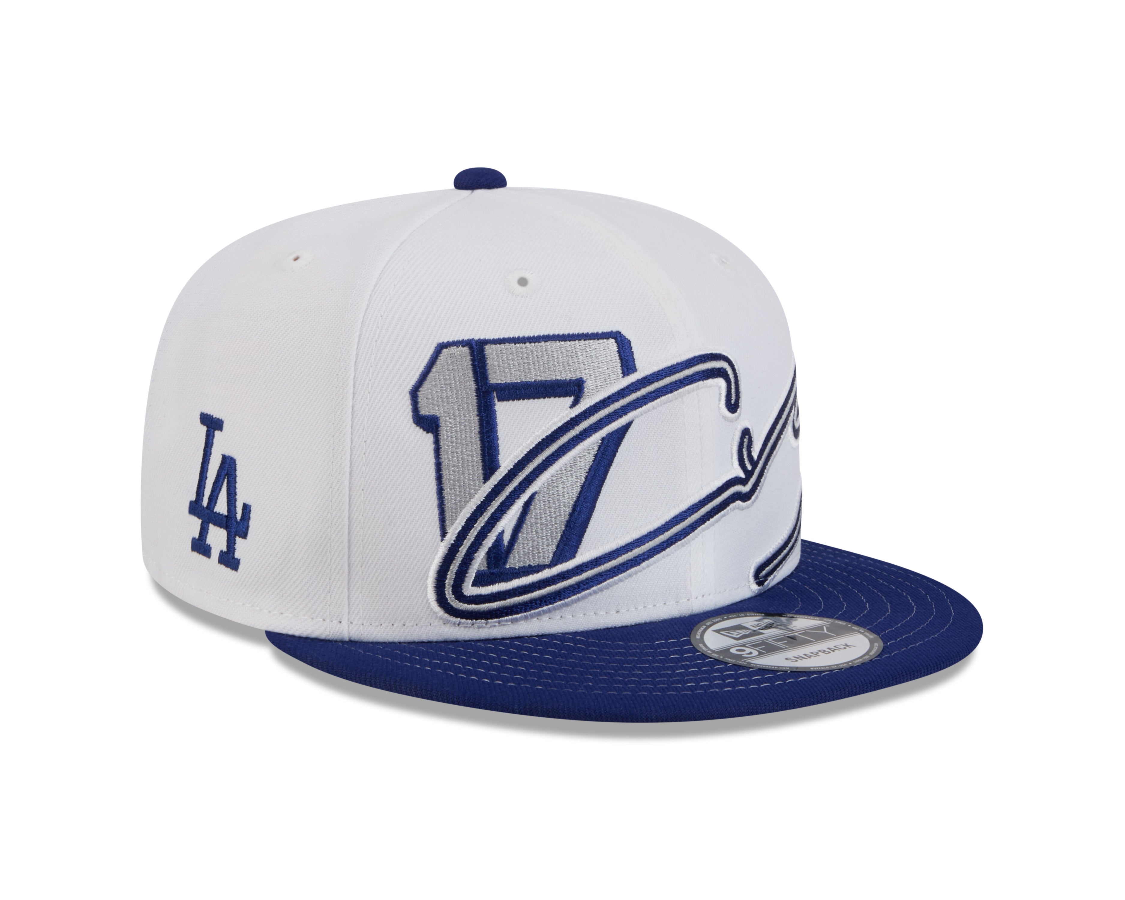 Shohei Ohtani Los Angeles Dodgers MLB New Era Men's White/Navy 9Fifty Signature Snapback