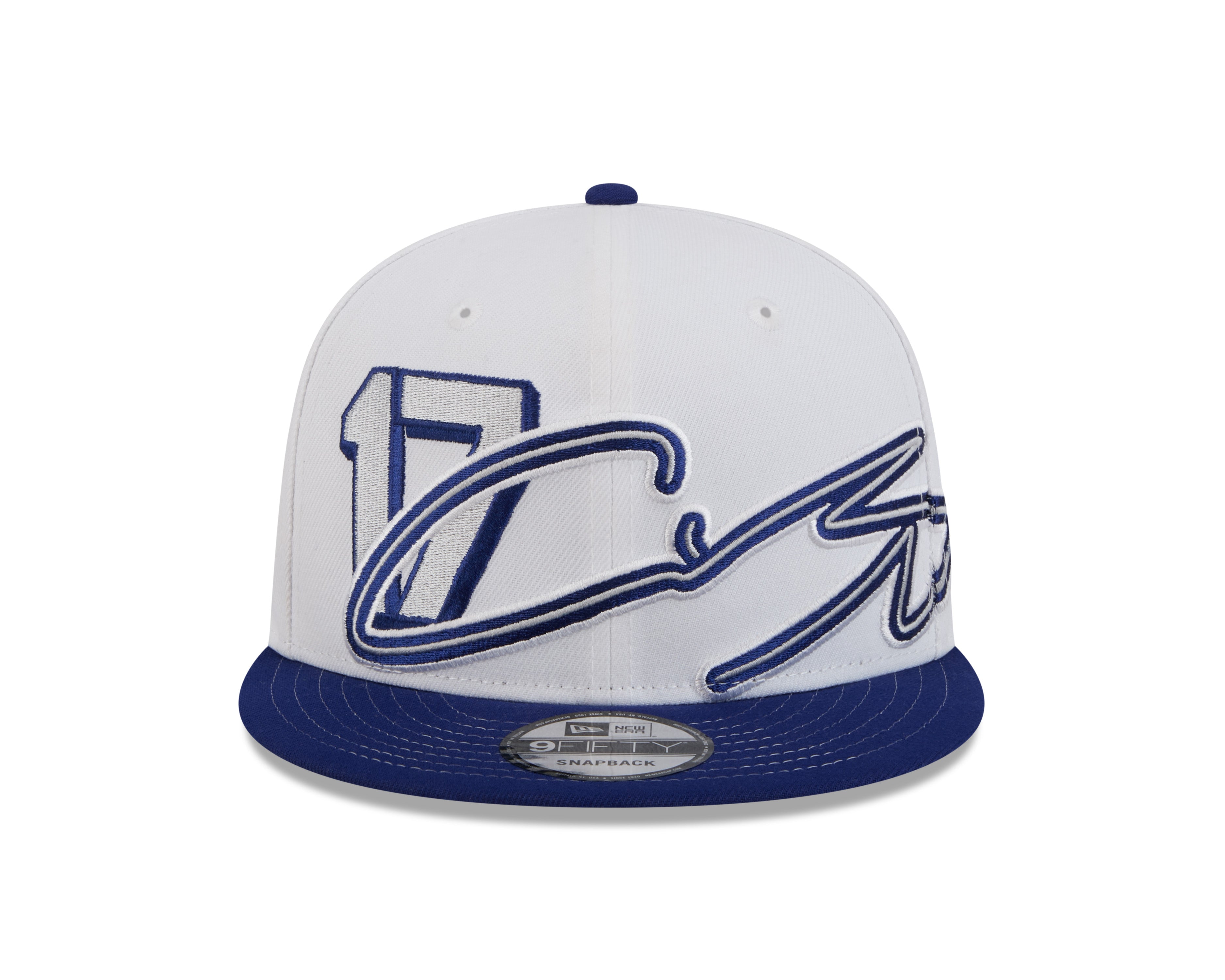 Shohei Ohtani Los Angeles Dodgers MLB New Era Men's White/Navy 9Fifty Signature Snapback