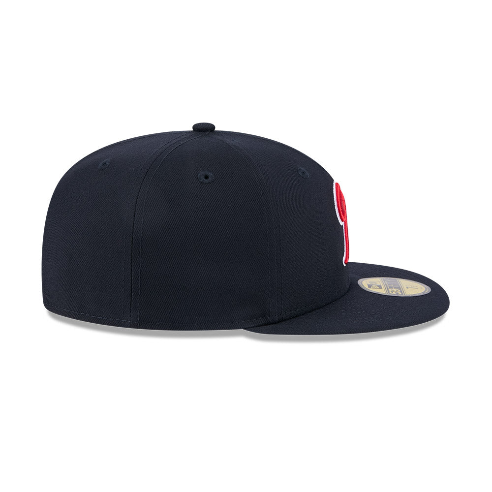 Casquette fitted New Era 59Fifty Alternate Authentic Collection pour homme, équipe Tacoma Rainiers MiLB, couleur marine.