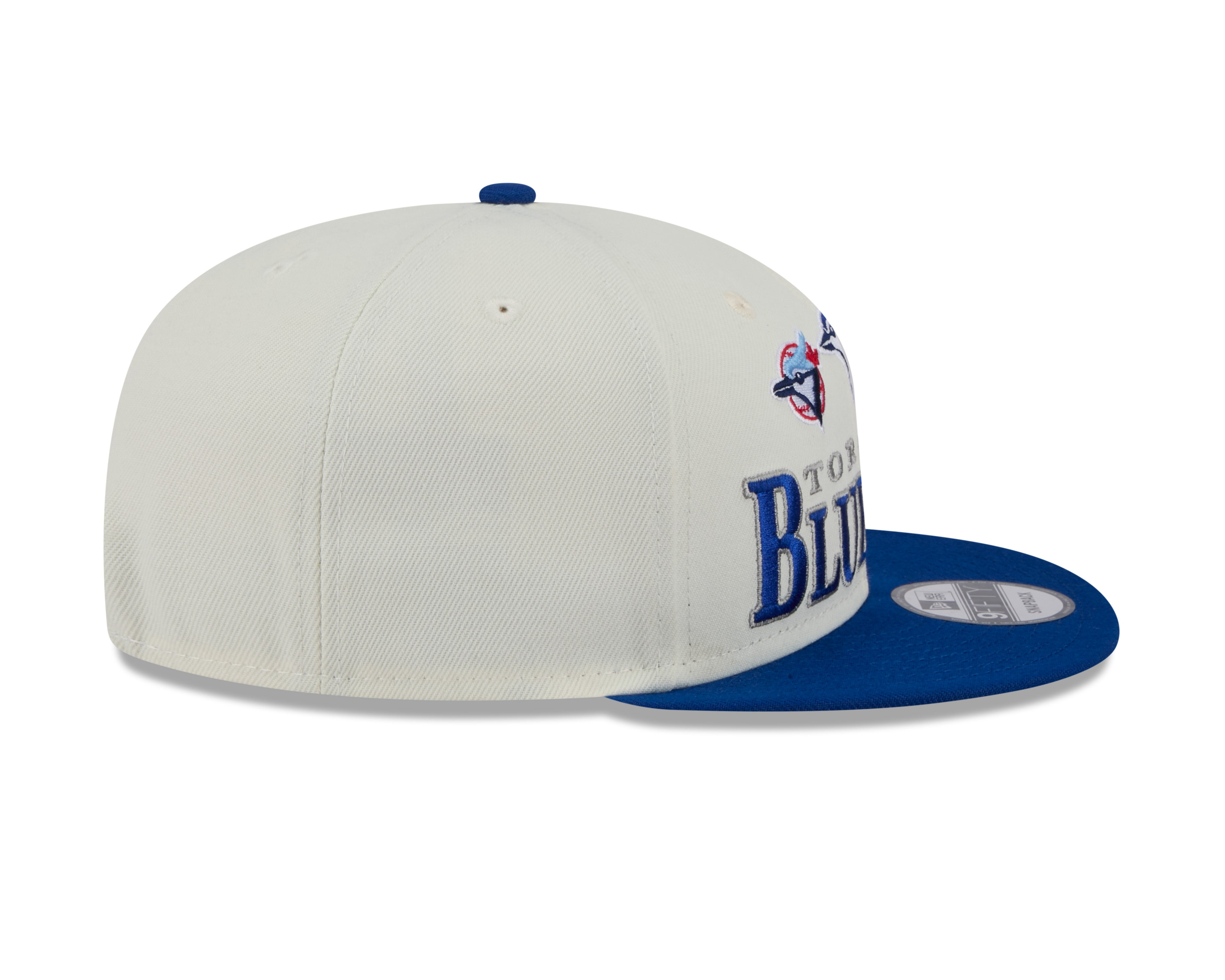 Toronto Blue Jays MLB New Era Men's Cream/Royal Blue 9Fifty Two Tone Archive Snapback