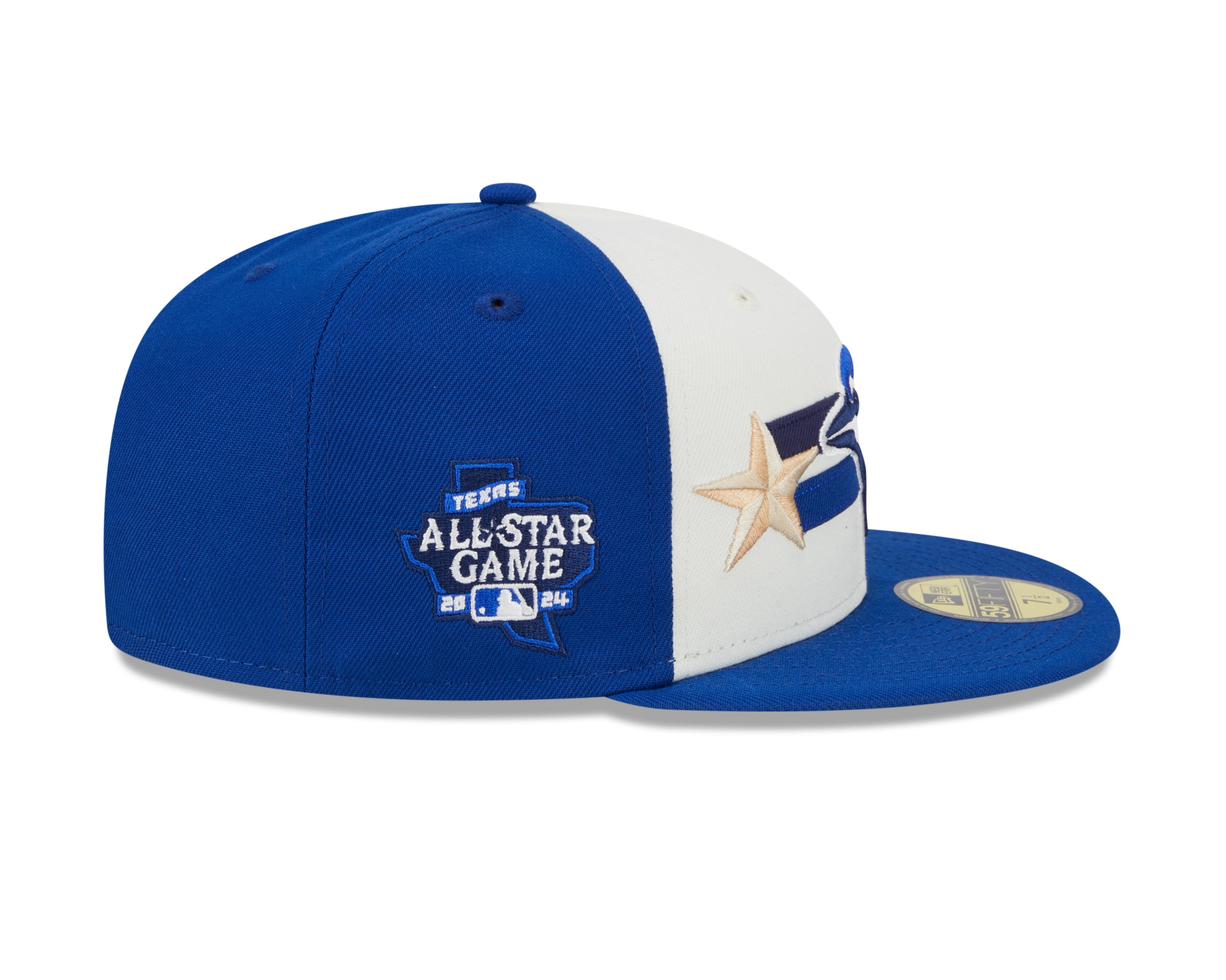 Toronto Blue Jays MLB New Era Men's Royal Blue/Cream 59Fifty 2024 All Star Game Fitted Hat