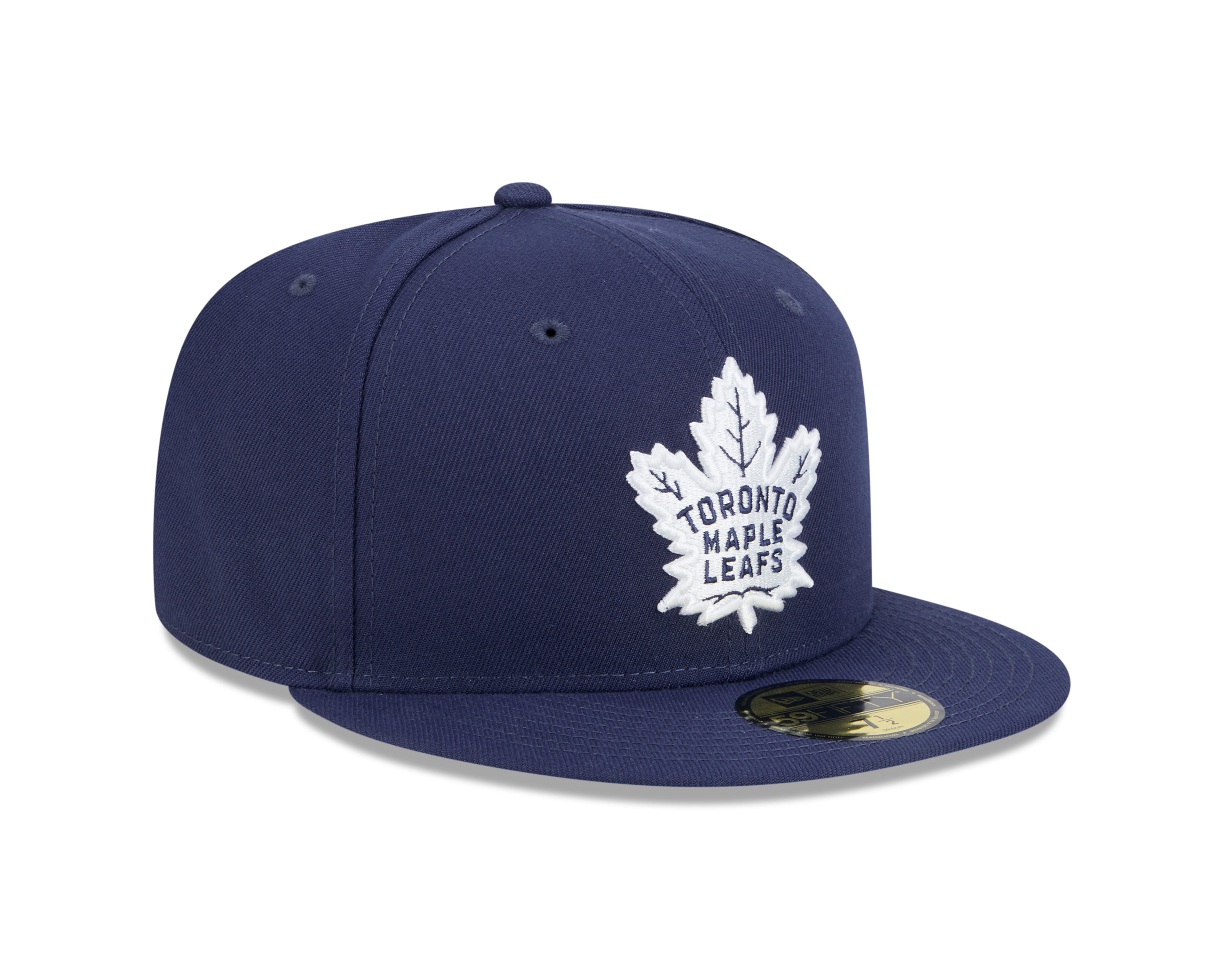 Casquette ajustée 59Fifty Core bleu marine pour homme des Maple Leafs de Toronto de la LNH de New Era