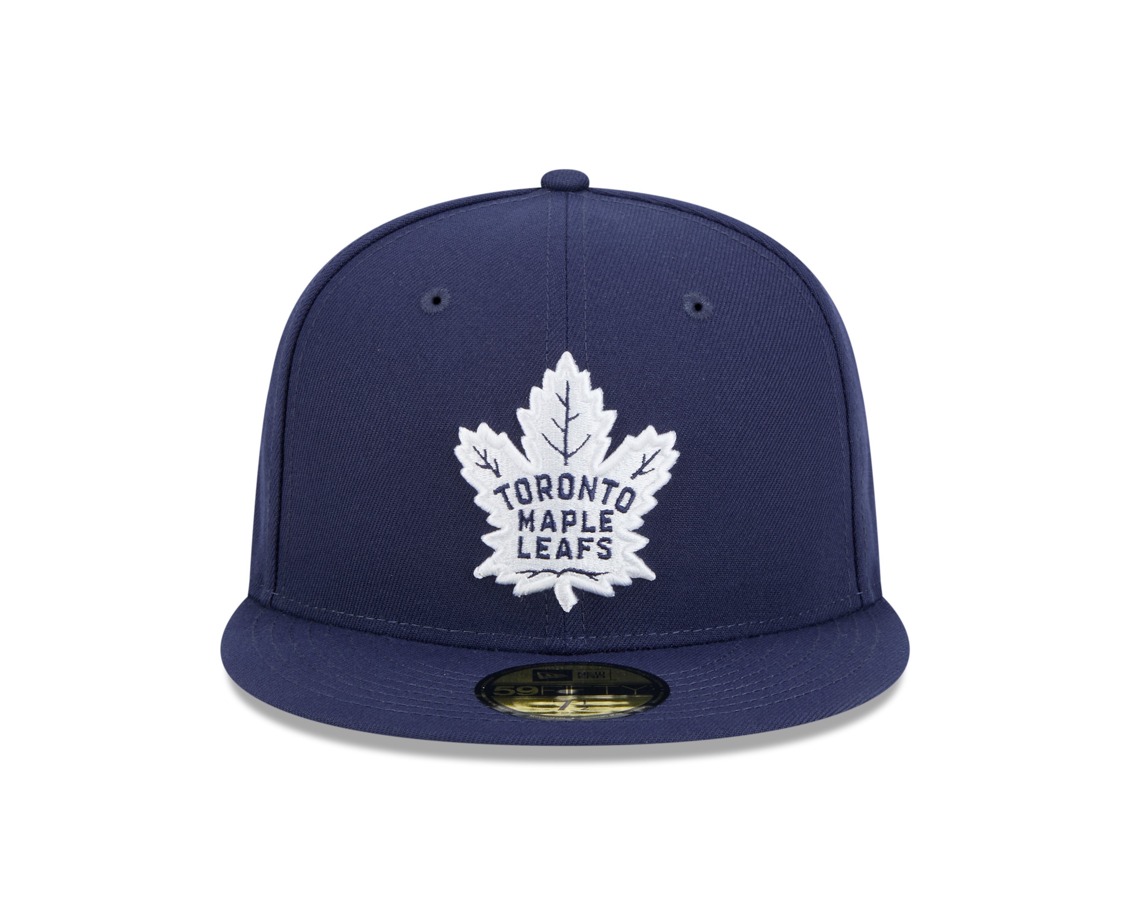 Casquette ajustée 59Fifty Core bleu marine pour homme des Maple Leafs de Toronto de la LNH de New Era