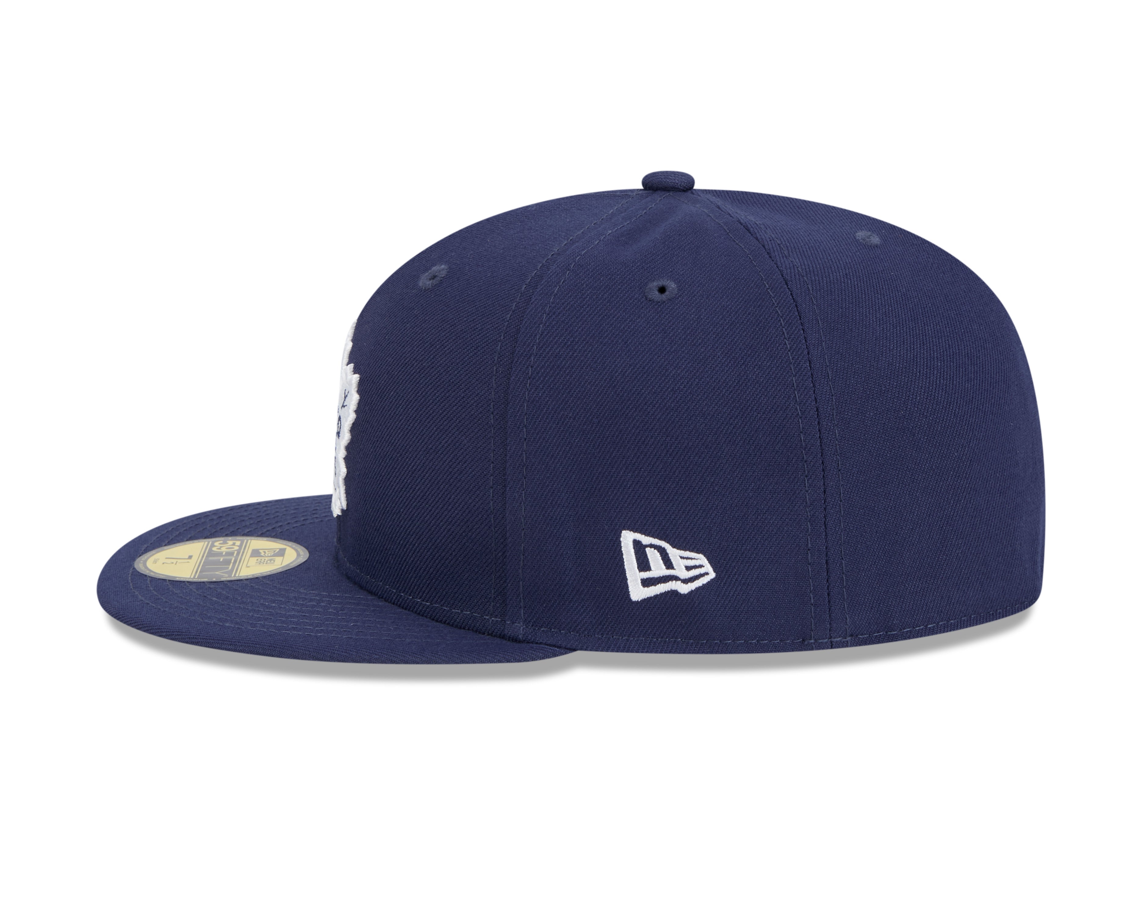 Casquette ajustée 59Fifty Core bleu marine pour homme des Maple Leafs de Toronto de la LNH de New Era