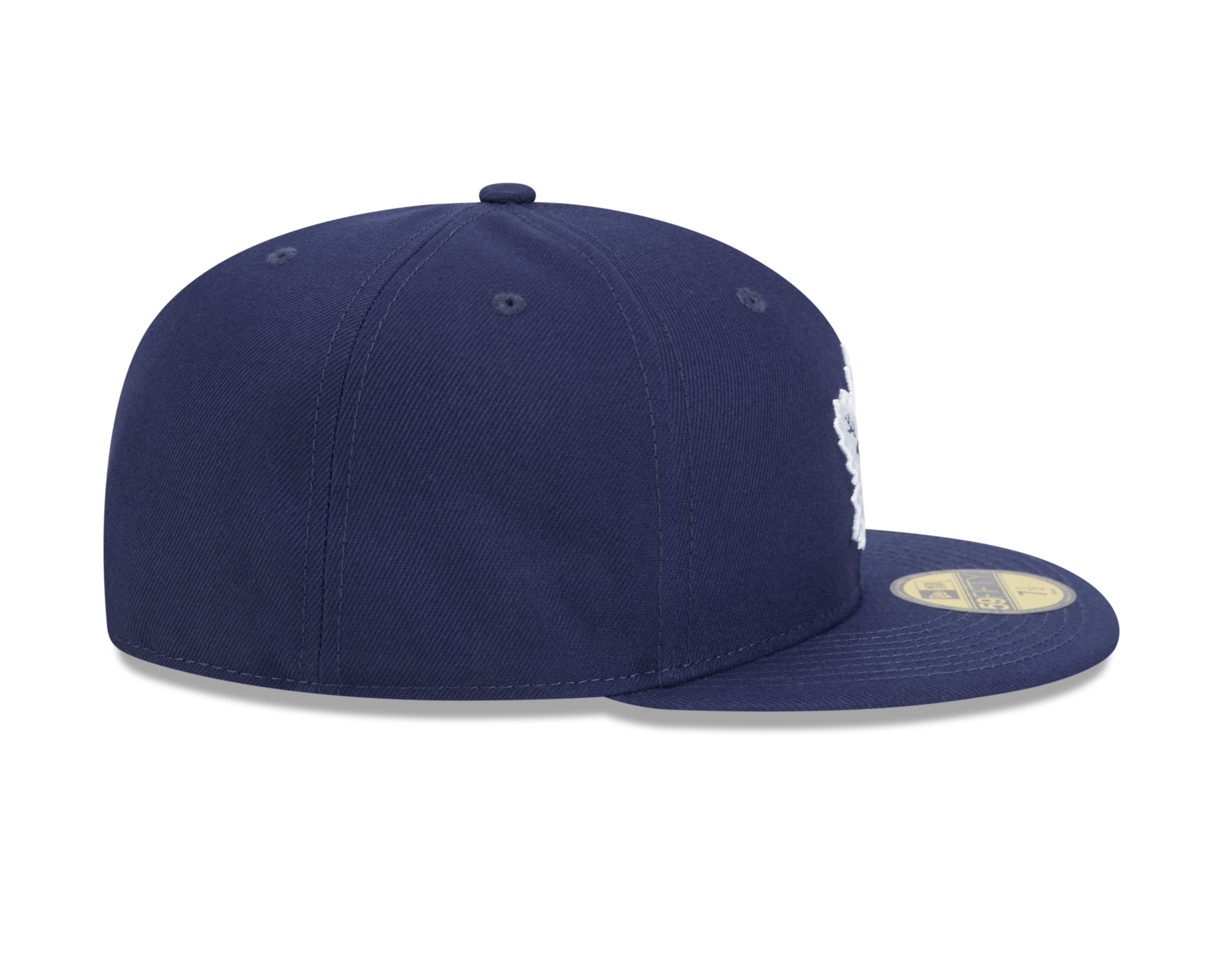 Casquette ajustée 59Fifty Core bleu marine pour homme des Maple Leafs de Toronto de la LNH de New Era