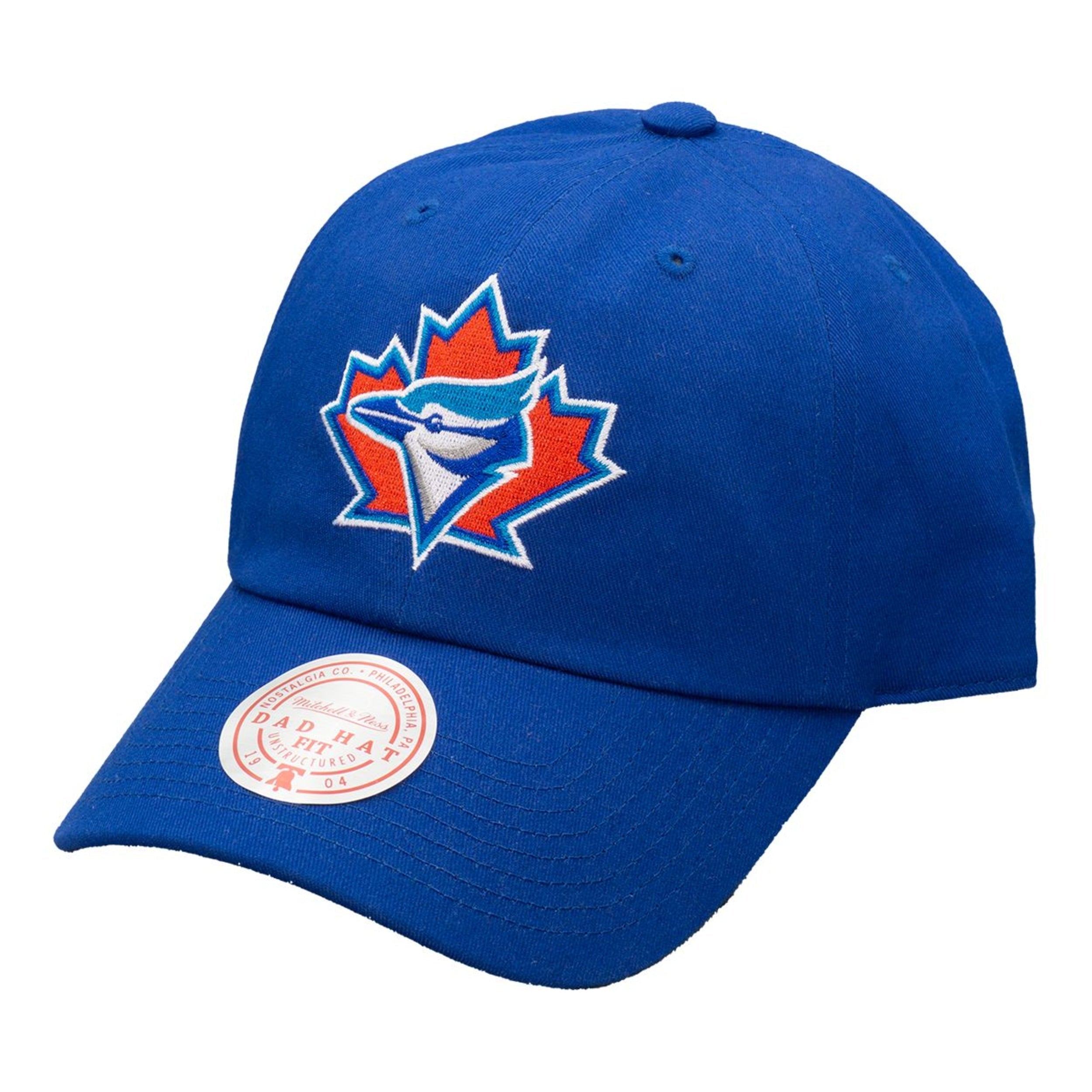 Toronto Blue Jays MLB Mitchell & Ness Men's Royal Blue Cooperstown Evergreen Adjustable Hat