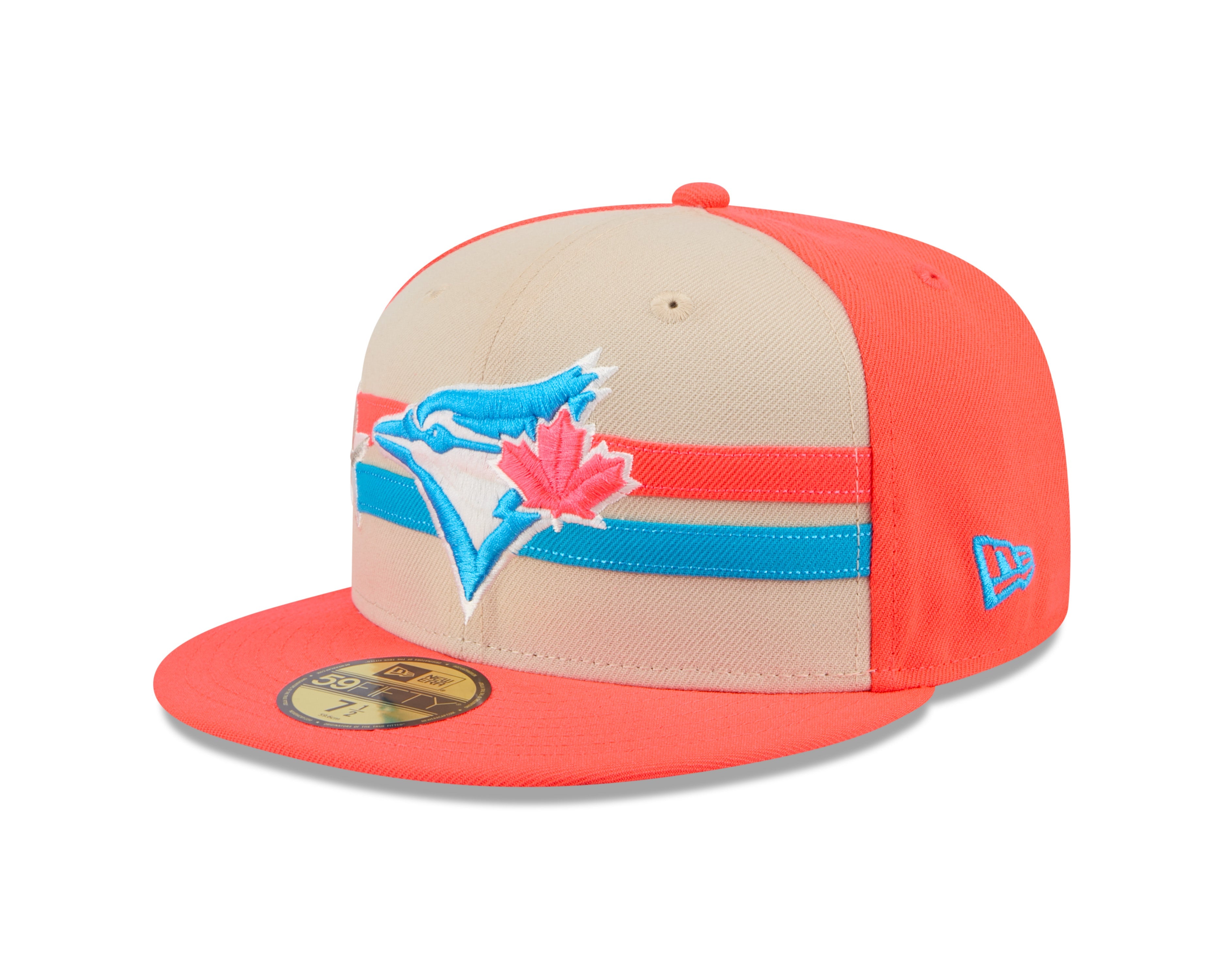 Toronto Blue Jays MLB New Era Men's Orange/Beige 59Fifty 2024 All Star Game Fitted Hat
