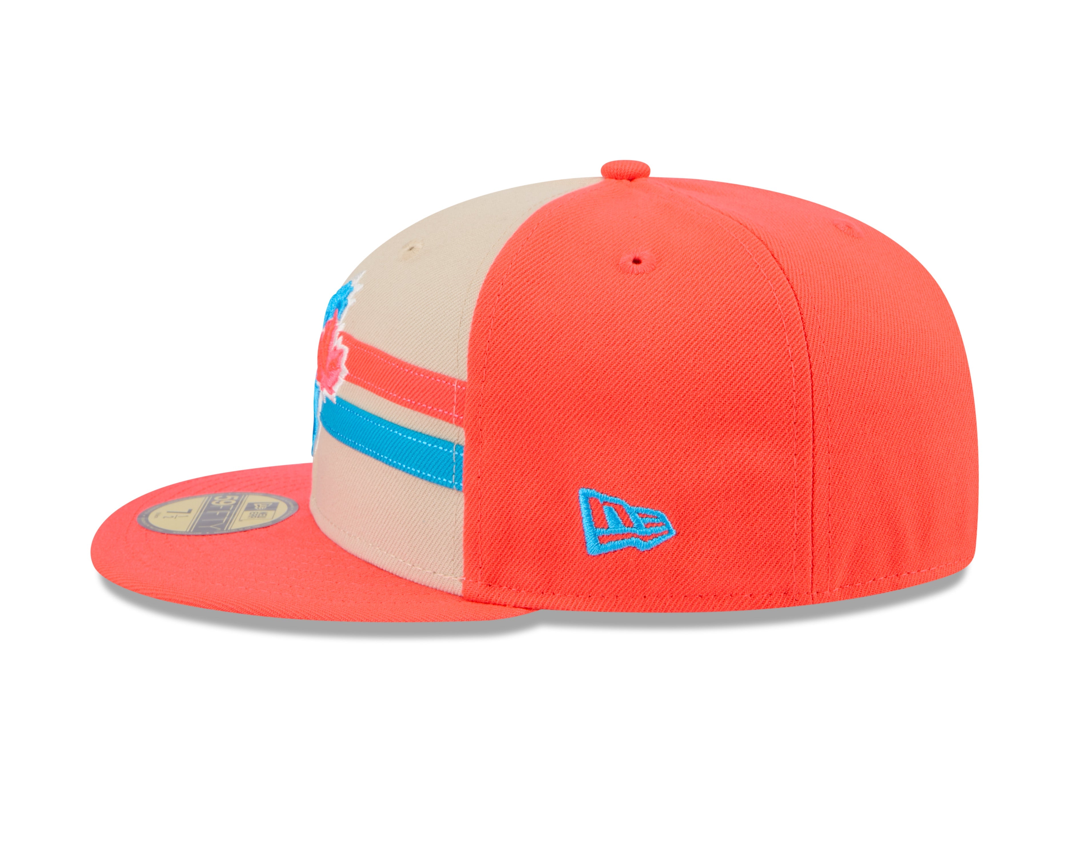 Toronto Blue Jays MLB New Era Men's Orange/Beige 59Fifty 2024 All Star Game Fitted Hat