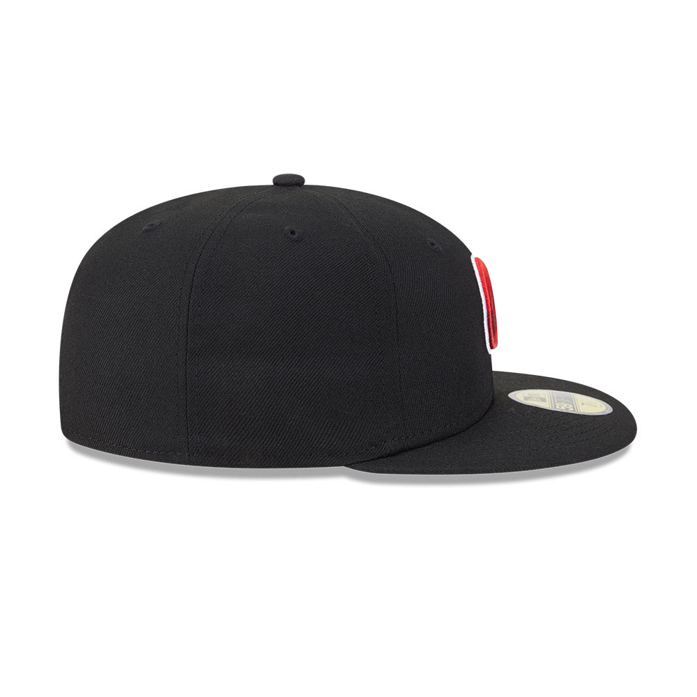Vancouver Canadians MiLB New Era Men's Black 59Fifty Authentic Collection Fitted Hat