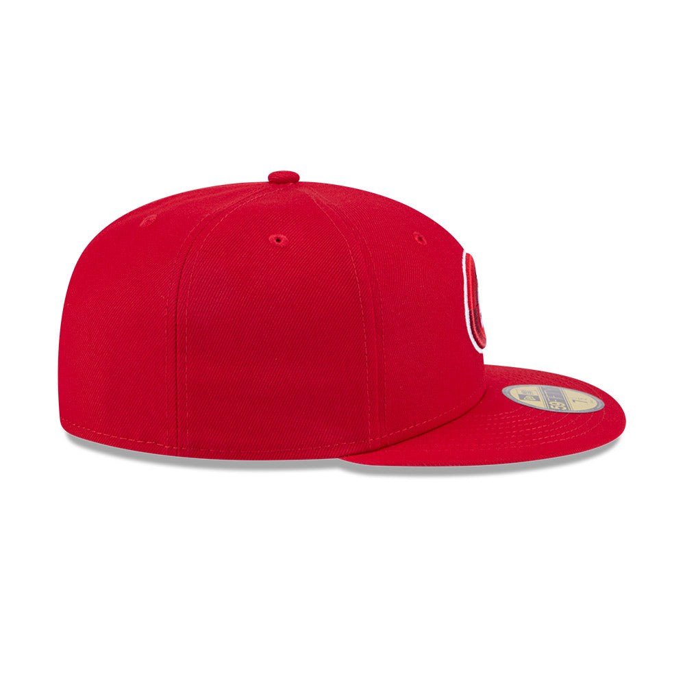 Vancouver Canadians MiLB New Era Men's Red 59Fifty Authentic Collection Fitted Hat