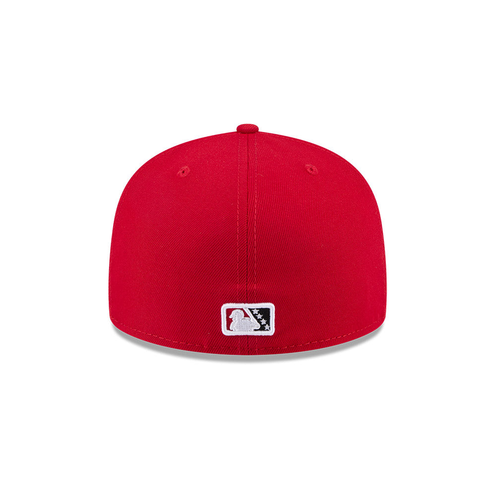 Vancouver Canadians MiLB New Era Men's Red 59Fifty Authentic Collection Fitted Hat