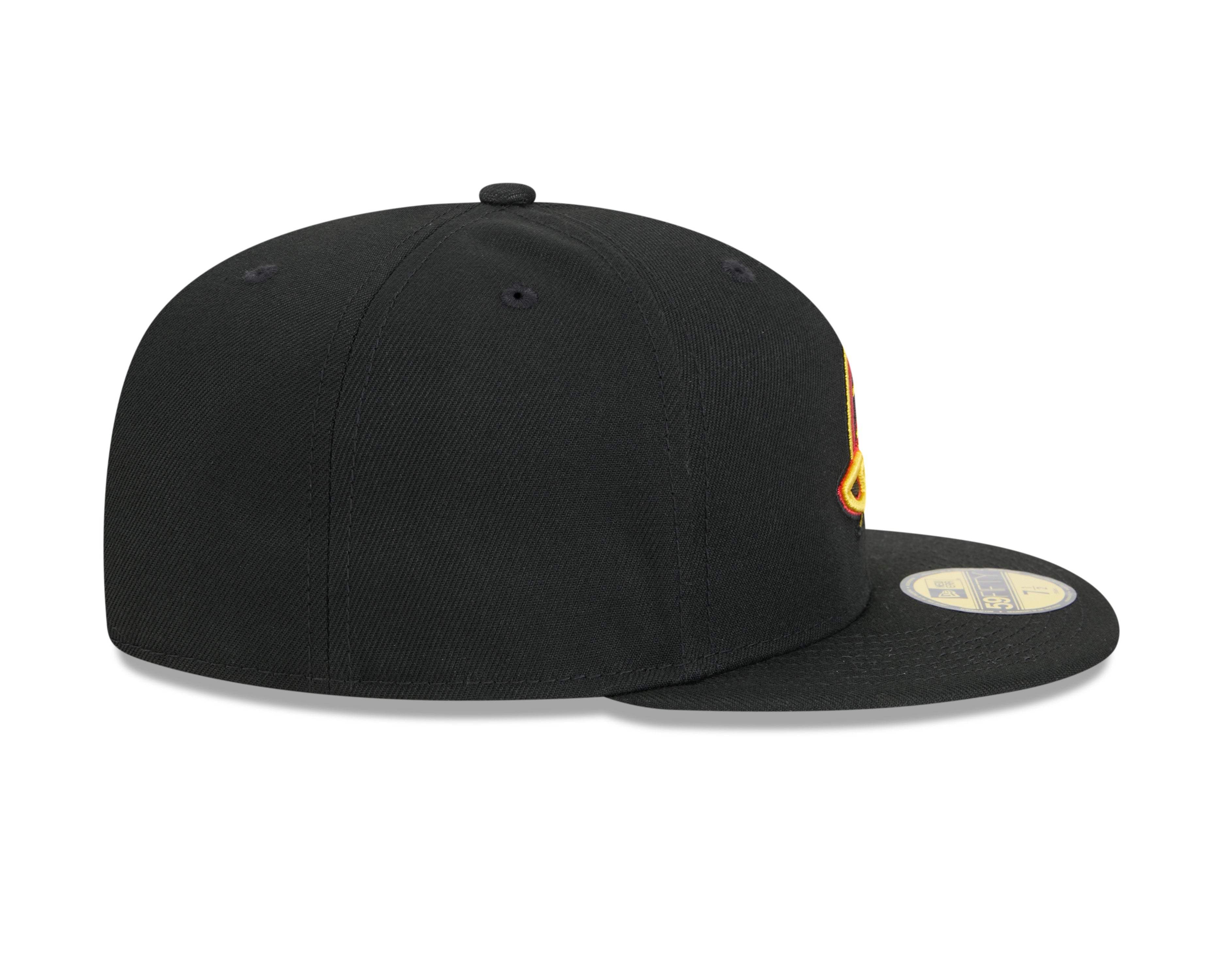 Casquette ajustée 59Fifty Core noire pour homme des Vancouver Canucks de la LNH de New Era