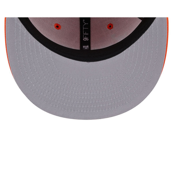 WNBA Logo New Era Men's Orange 9Fifty Script Snapback
