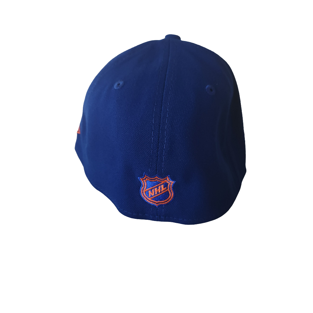 Edmonton Oilers NHL New Era Men's Royal 39Thirty Team Classic Stretch Fit Hat