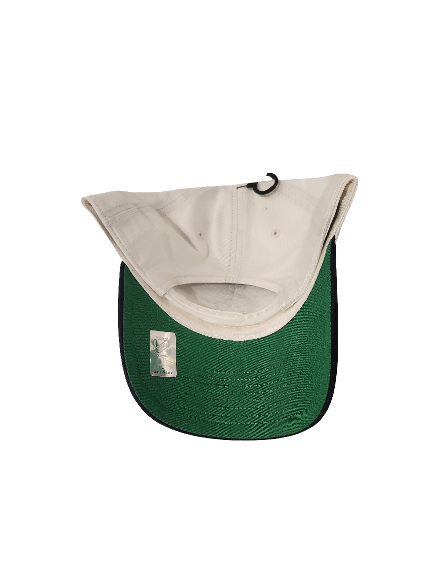 Toronto Maple Leafs NHL 47 Brand Men's White Double Header Clean Up Adjustable Hat