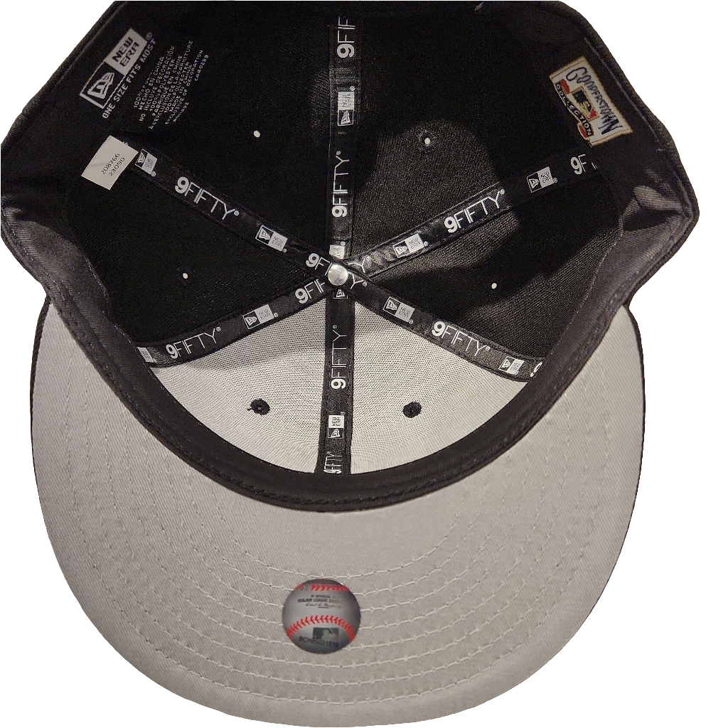 Expos de Montréal MLB New Era Snapback 9Fifty Cooperstown noir pour hommes