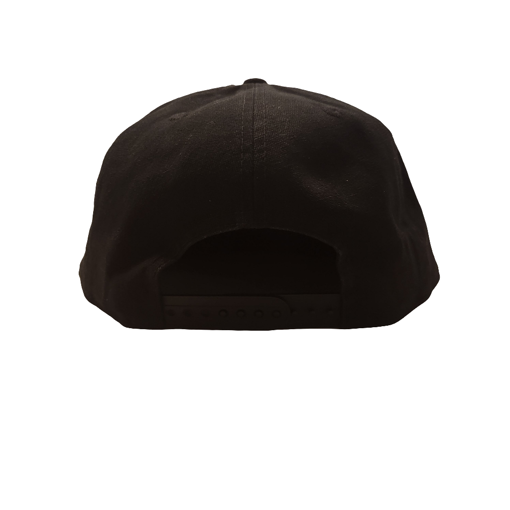 Montreal Canadiens NHL New Era Men's Black on Black 9Fifty Split Panel Cotton Canvas Snapback