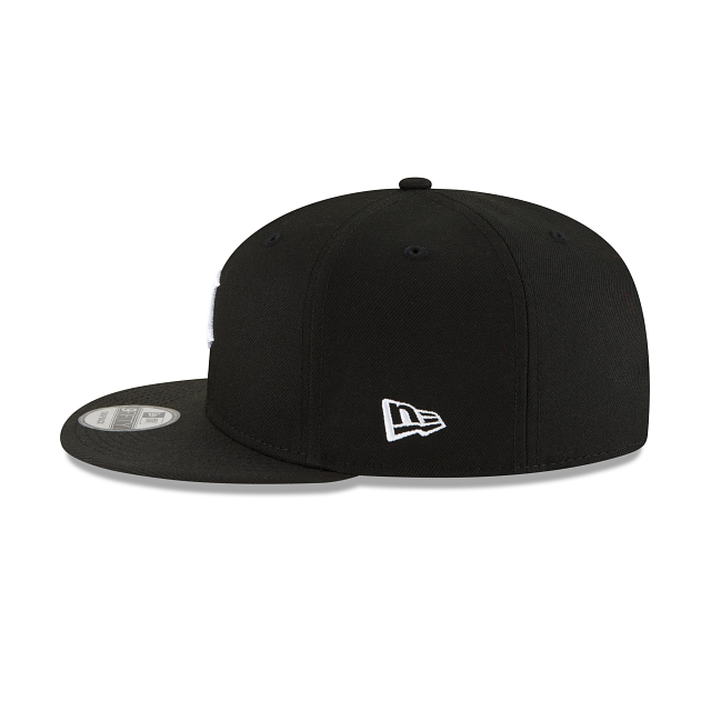 Detroit Tigers MLB New Era Men's Black White 9Fifty Team Color Basic Snapback