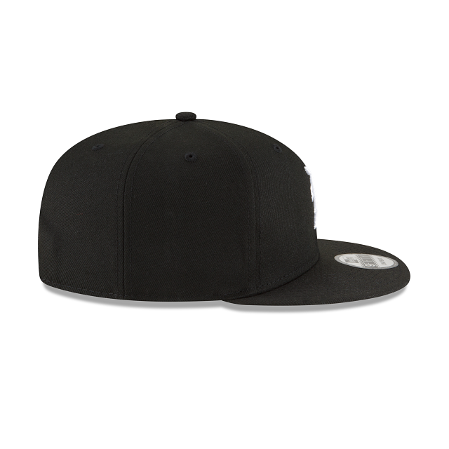 Detroit Tigers MLB New Era Men's Black White 9Fifty Team Color Basic Snapback