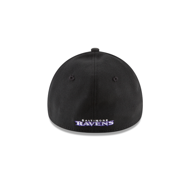 Baltimore Ravens NFL New Era Men's Black 39Thirty Team Classic Stretch Fit Hat
