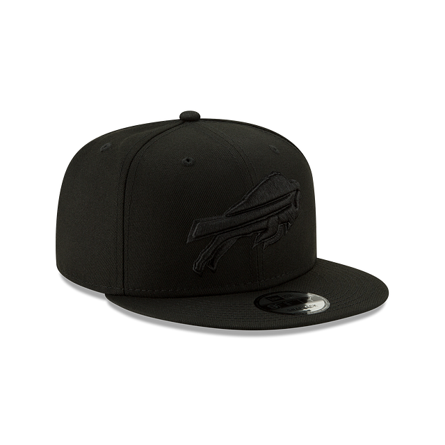 Buffalo Bills NFL New Era Men's Black On Black 9Fifty Basic Snapback
