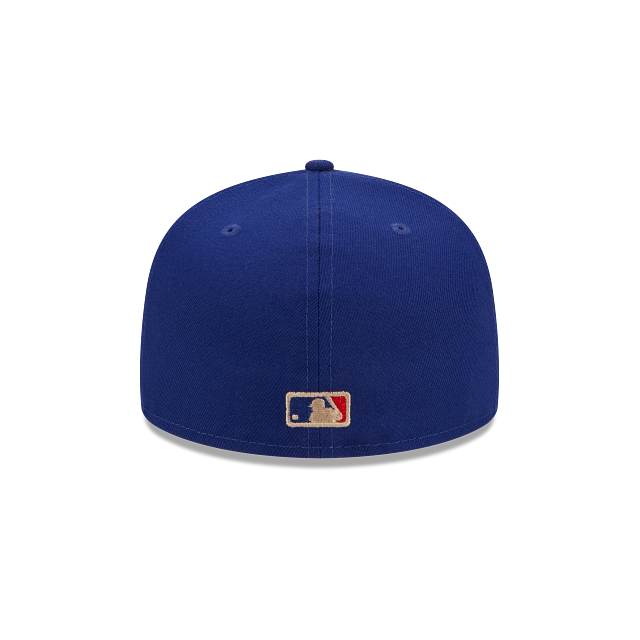 Los Angeles Dodgers MLB New Era Men's Royal 59Fifty Gold Leaf Fitted Hat