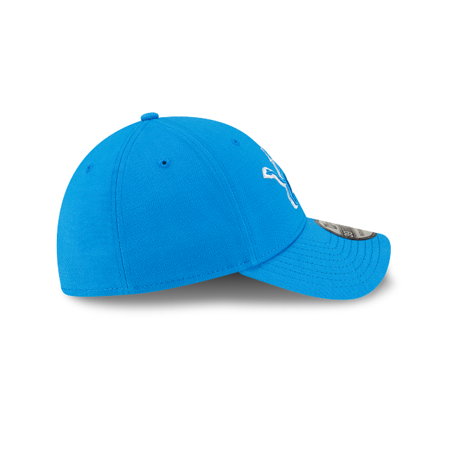 Detroit Lions NFL New Era Men's Blue 39Thirty Team Classic Stretch Fit Hat