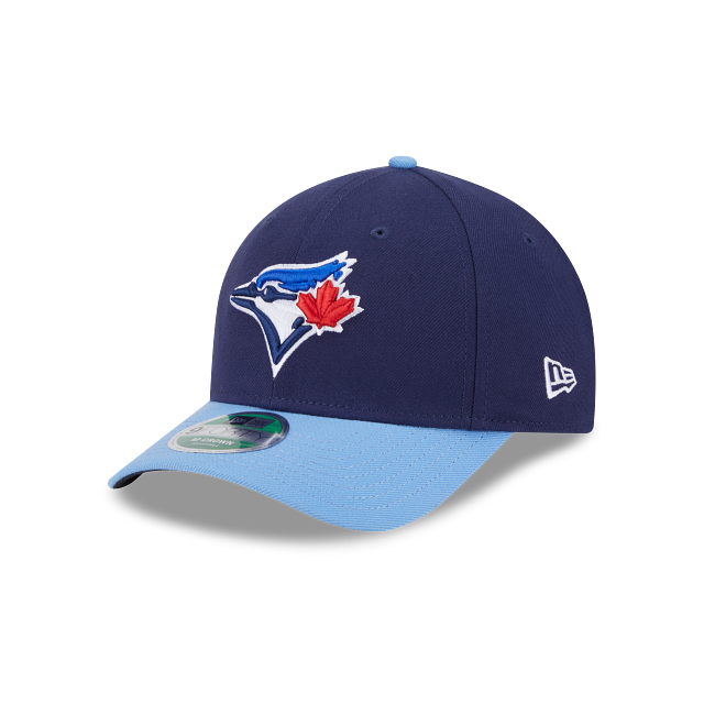 Toronto Blue Jays MLB New Era Men's Navy Light Blue 9Forty M-Crown Player Replica Snapback